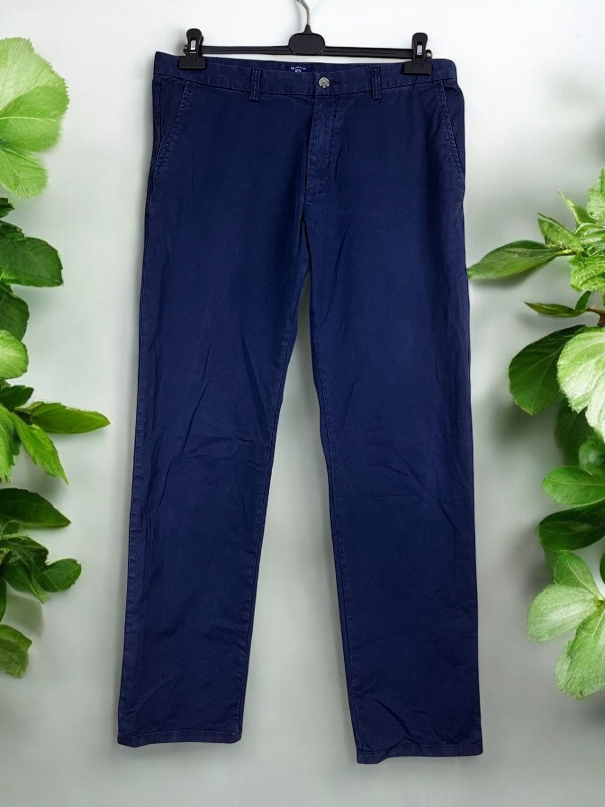 Gant GANT Navy Chino Trousers size W34 L34 Size US 34 / EU 50 - 1 Thumbnail
