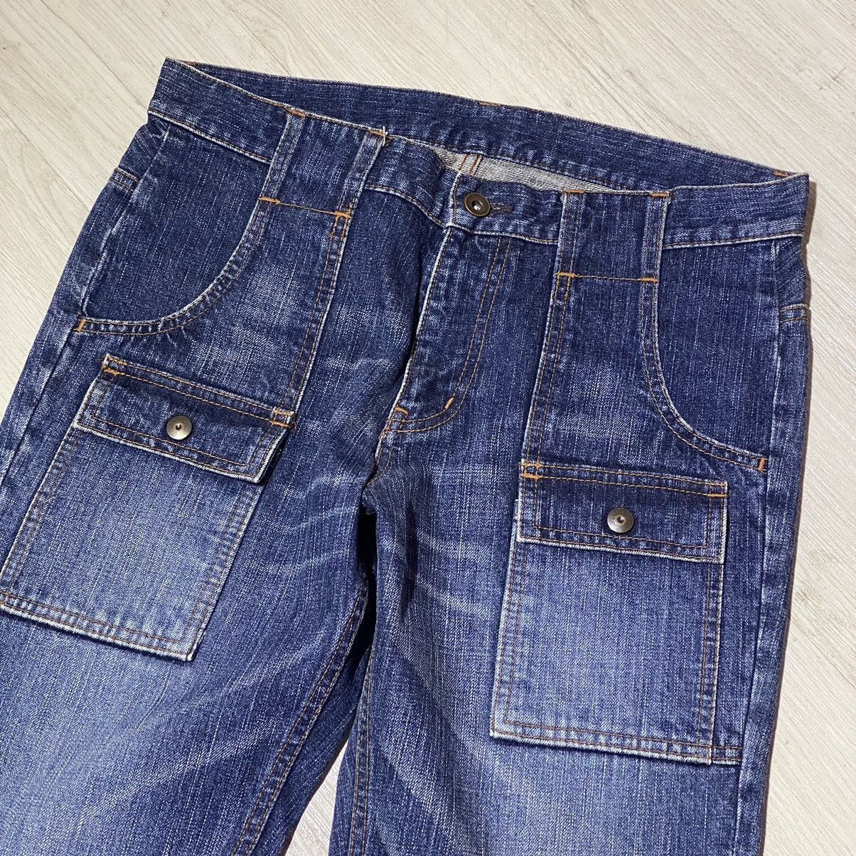 Japanese Brand × Vintage Green Label Relaxing Japan Made Bush Pants Size US 30 / EU 46 - 3 Thumbnail