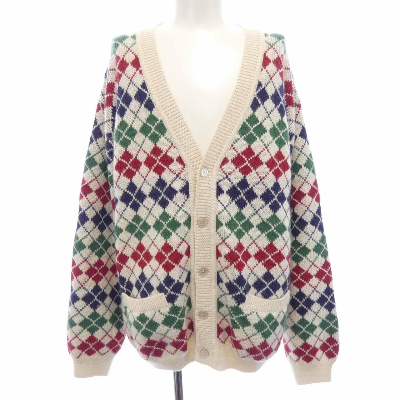 Gucci Gucci Gucci 595464 Wool Cardigan Cotton Tops 595464 DUTY FREE for USA Size ONE SIZE - 1 Thumbnail