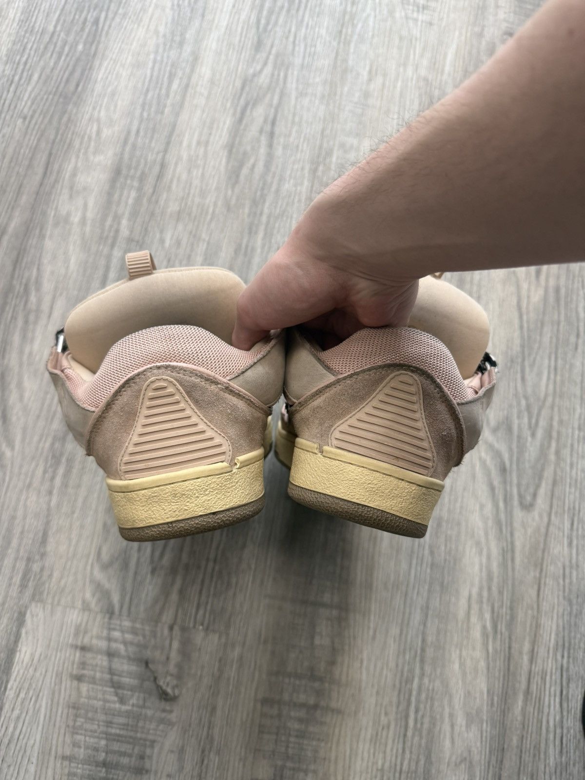 Lanvin Lanvin Curb Sneakers - Pale Pink Size US 10 / EU 43 - 6 Thumbnail