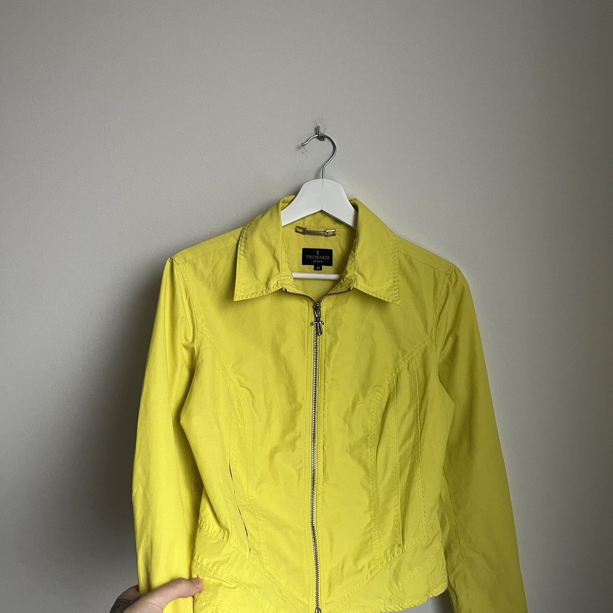 Trussardi Vintage Trussardi Jeans Women’s Jacket Size M / US 6-8 / IT 42-44 - 4 Thumbnail