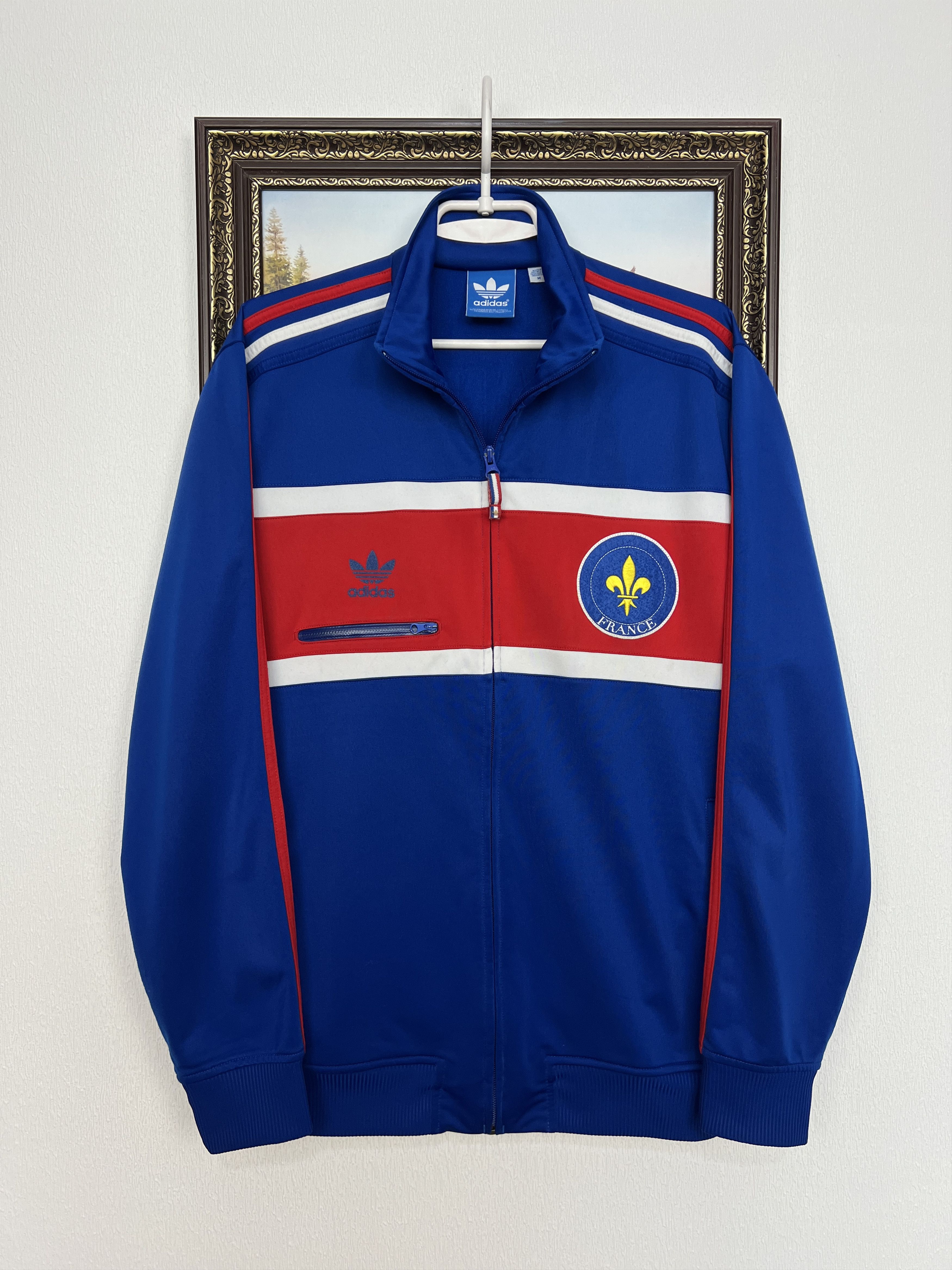 Vintage Originals France #10 Football Jacket Track Top