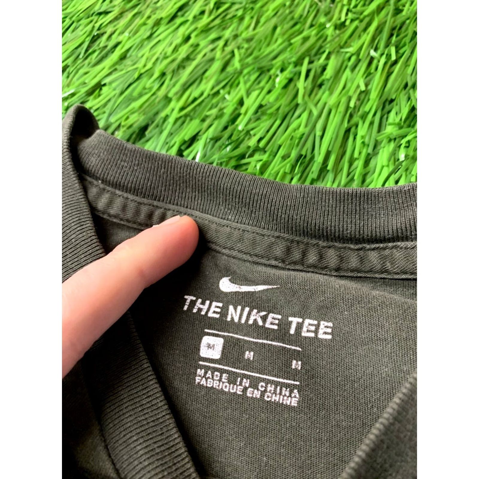 Nike NIKE HBR Swoosh Shirt Men Olive Black Short Sleeve Size M Size US M / EU 48-50 / 2 - 5 Thumbnail