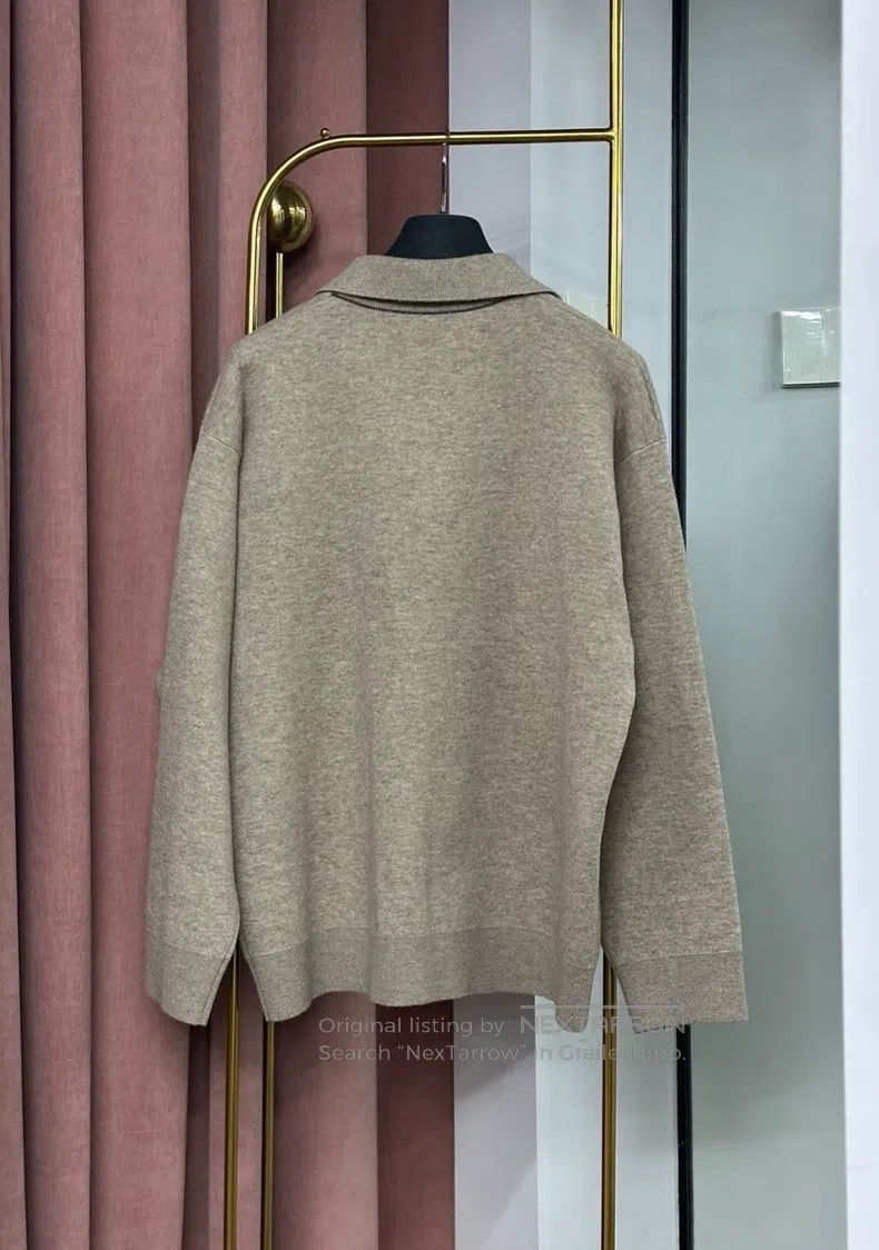 Brunello Cucinelli Brunello Cucinelli Cashmere Knit Sweater Long Sleeve Top Size S / US 4 / IT 40 - 3 Thumbnail