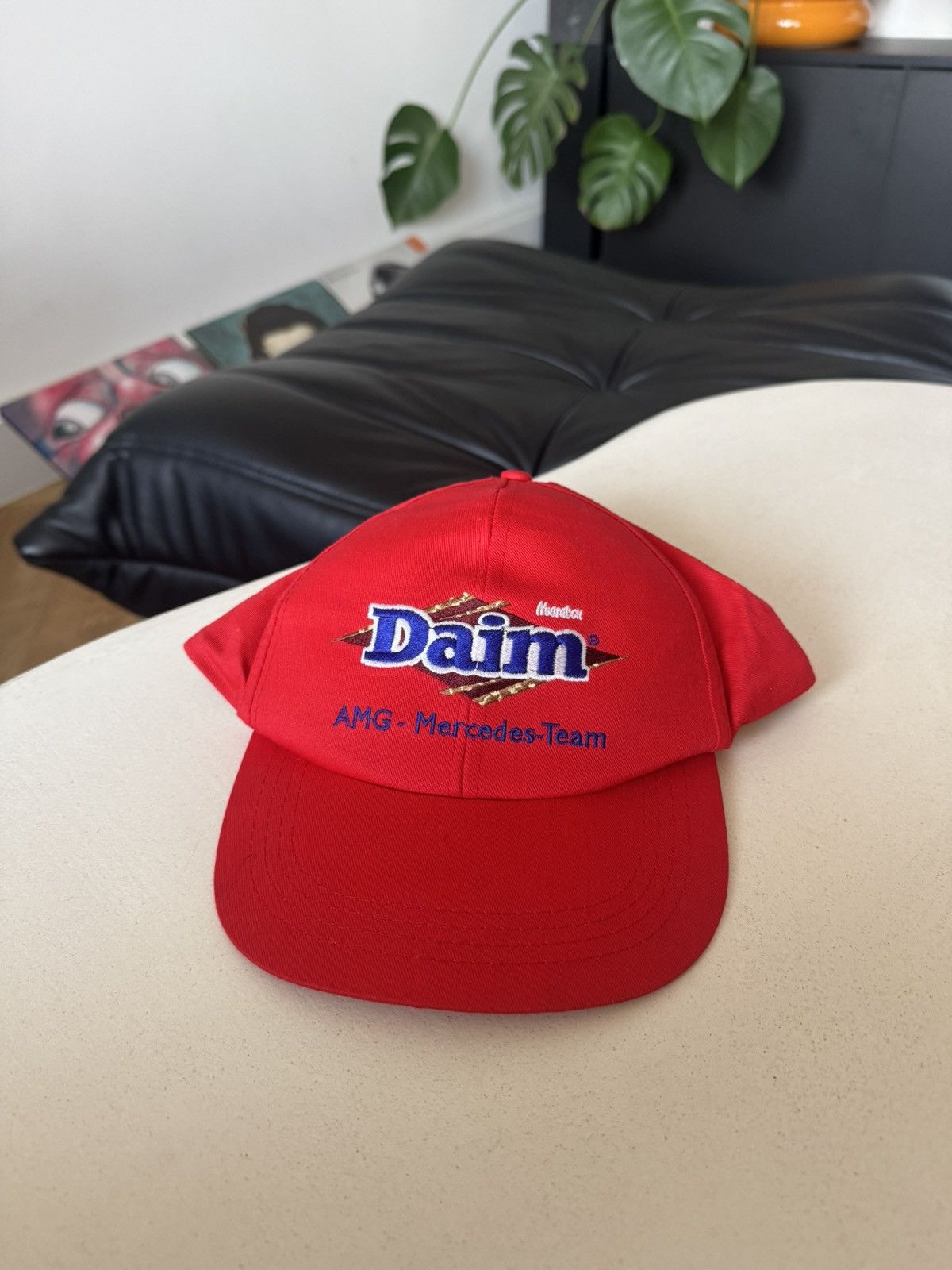 Vintage Daim x Amg Mercedes Vintage 90s One Size Hat Cap Chocolate Size ONE SIZE - 1 Thumbnail