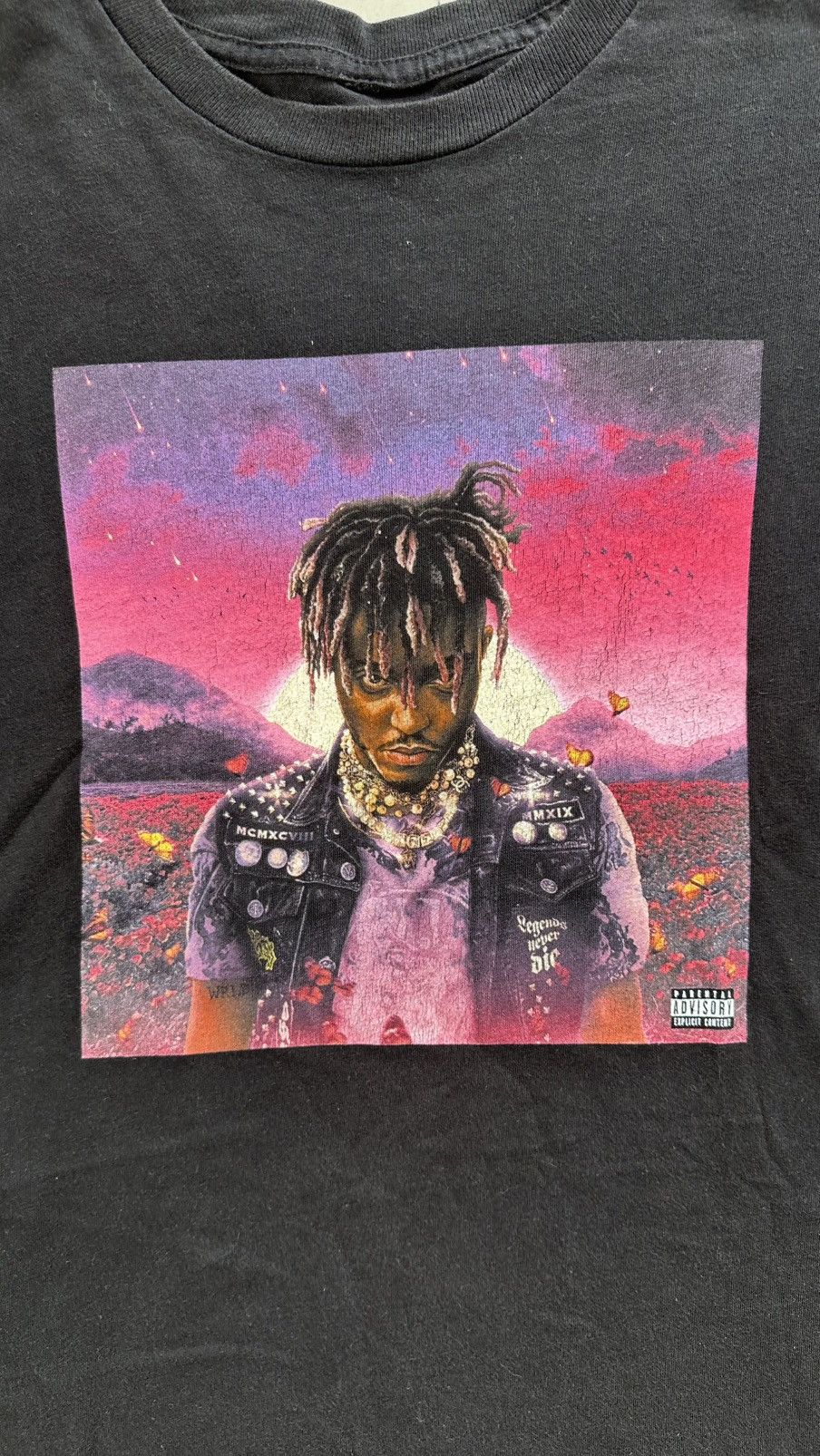 Vintage JUICE WRLD LEGEND NEVER DIE ALBUM TEE Size US L / EU 52-54 / 3 - 2 Thumbnail