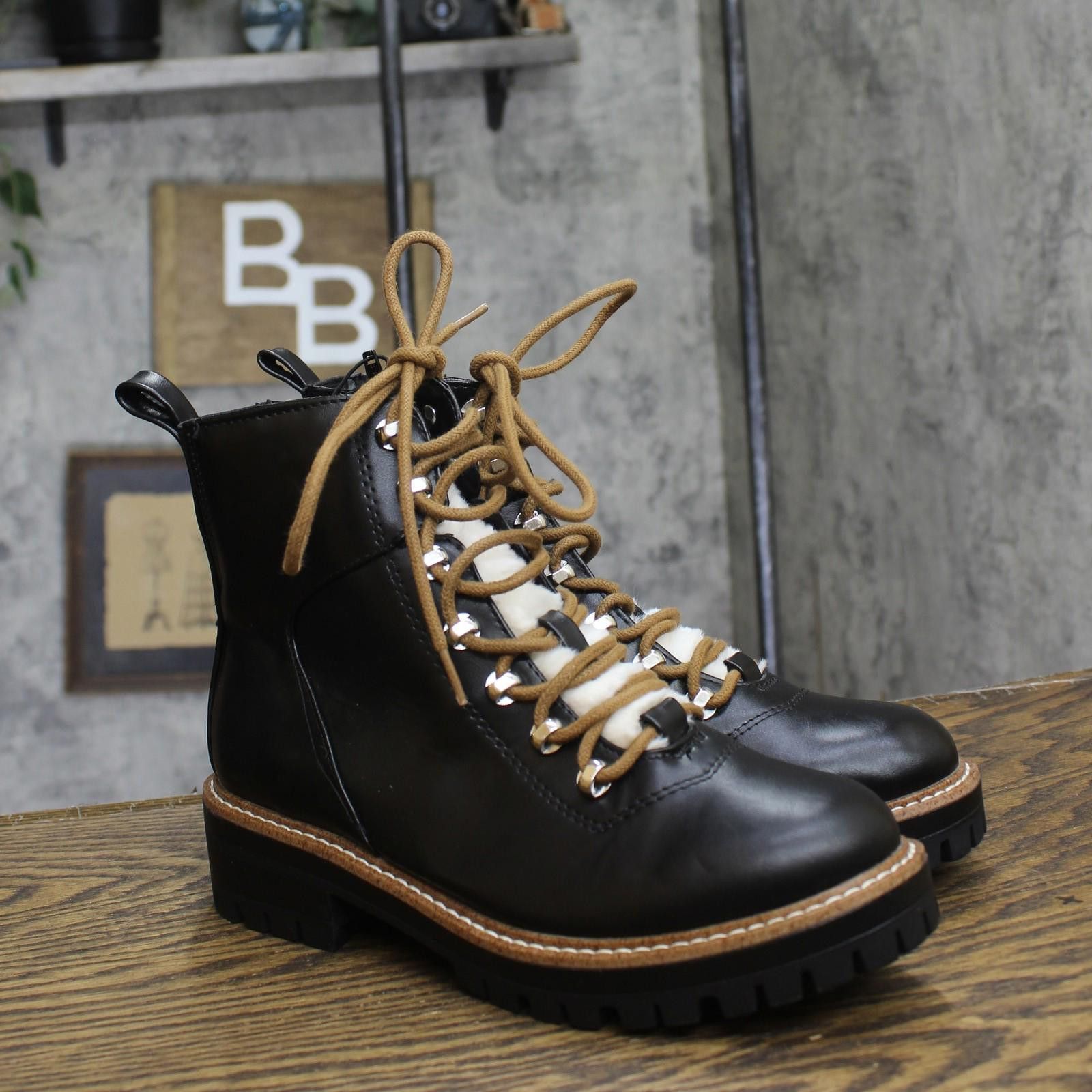 Other A New Day Womens Leighton Hiking Boots 85973869 Black 6.5m Size US 6.5 / IT 36.5 - 1 Thumbnail