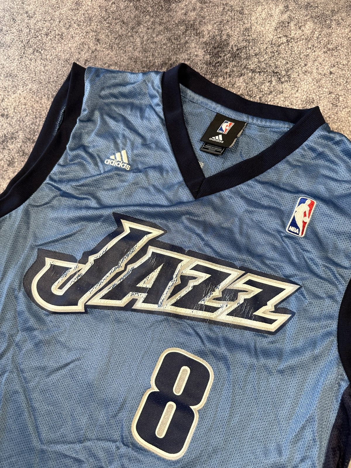 Adidas × NBA × Vintage Vintage Adidas Jazz 8 Williams NBA Basketball Jersey USA S Size US S / EU 44-46 / 1 - 2 Thumbnail