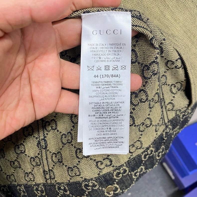 Gucci Gucci Brown and black old flower full logo denim jacket 250 Size US S / EU 44-46 / 1 - 4 Thumbnail