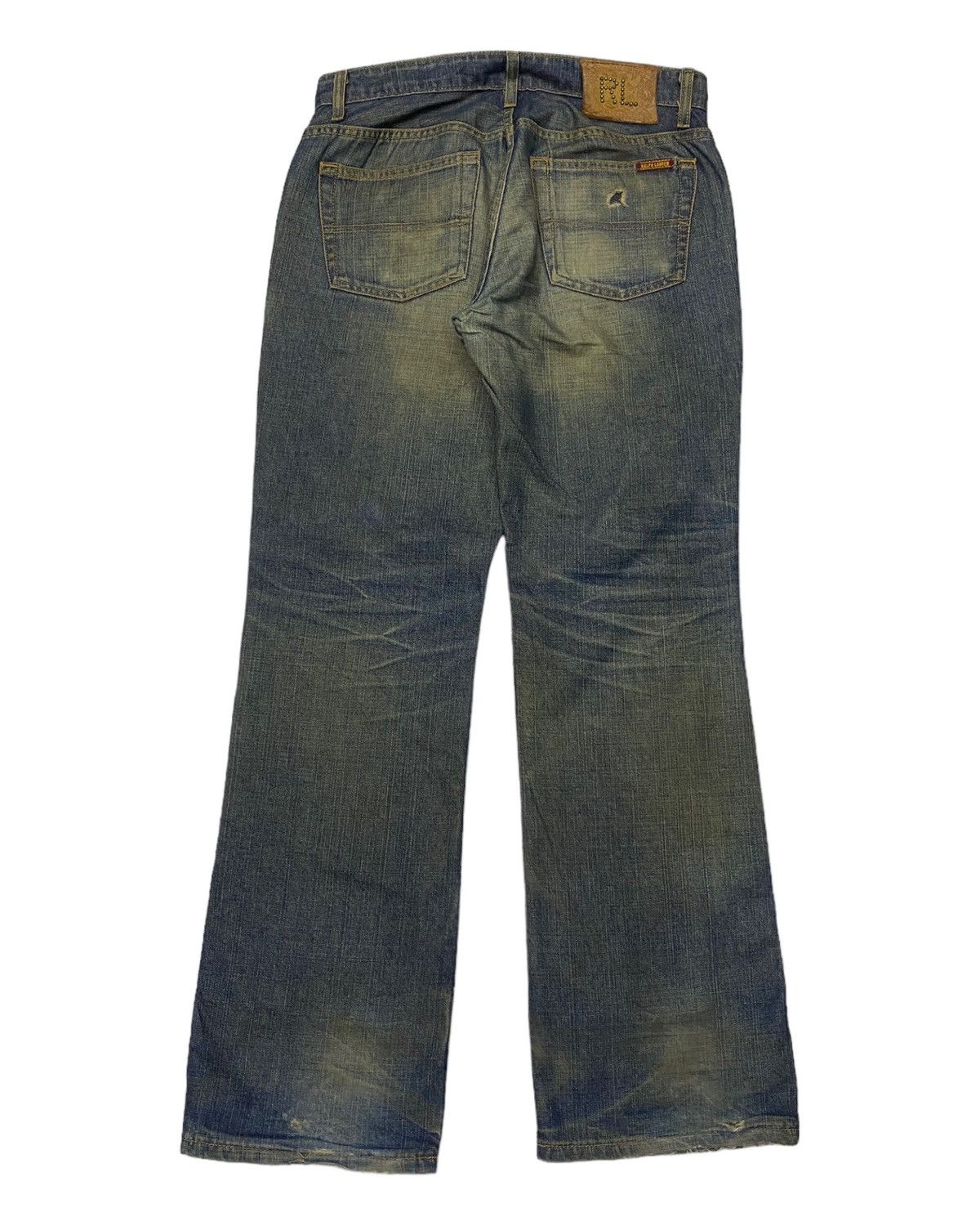 Polo Ralph Lauren × Ralph Lauren 🔥VINTAGE POLO RALPH LAUREN BOOTCUT DISTRESSED DENIM JEANS Size US 32 / EU 48 - 2 Thumbnail