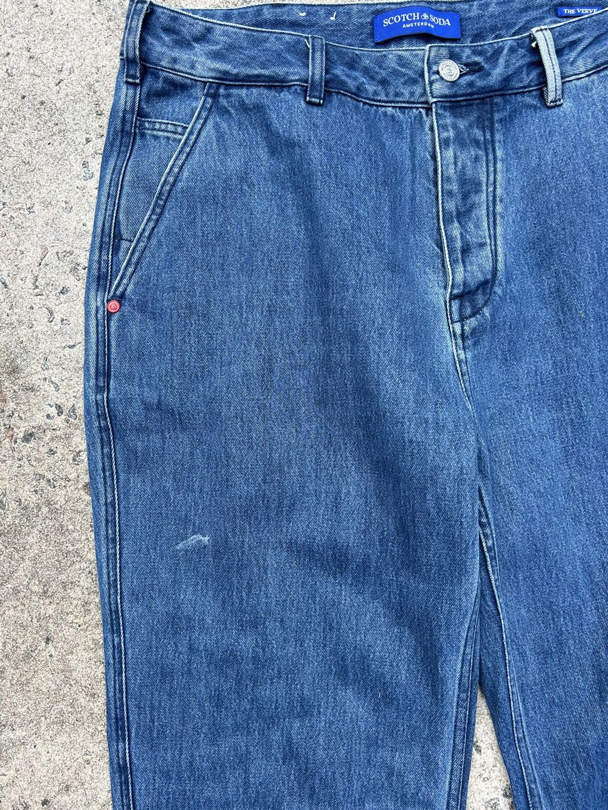 Scotch & Soda Scotch and Soda Embroidered Jeans Size US 33 - 6 Thumbnail
