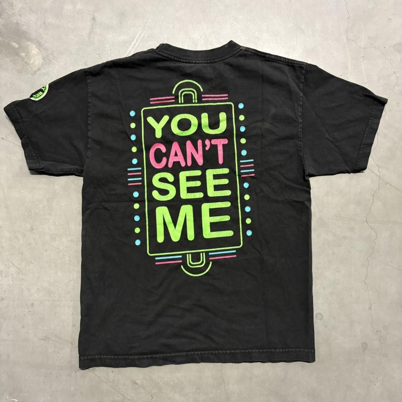 WWE Crazy Vintage Y2K/2000s WWE John Cena Hustle Loyalty Respect You Cant See Me Essential WWE Tee! Size US M / EU 48-50 / 2 - 5 Thumbnail