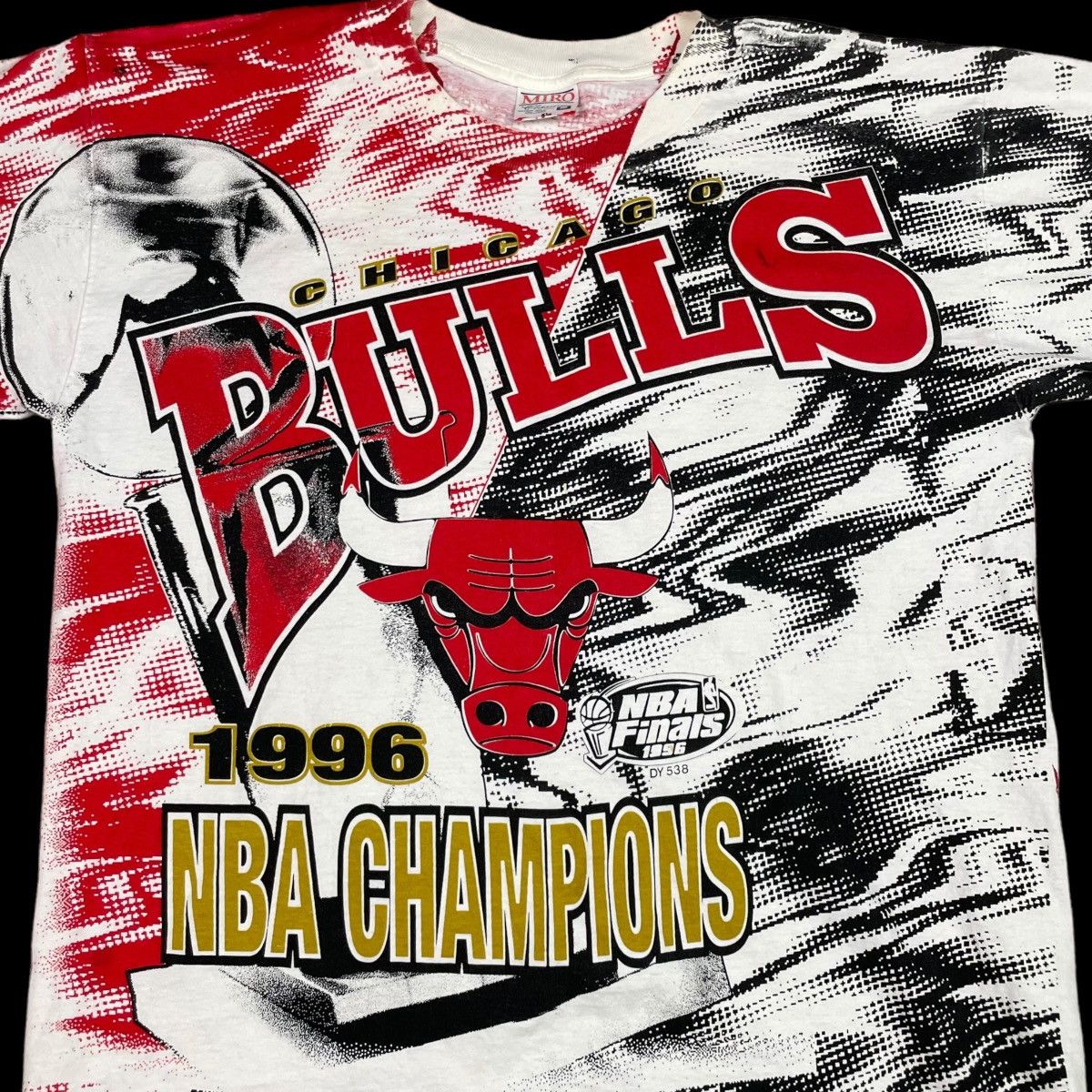 NBA × Vintage Vintage 1996 Chicago Bulls Championship AOP Shirt Adult XL Size US XL / EU 56 / 4 - 2 Thumbnail