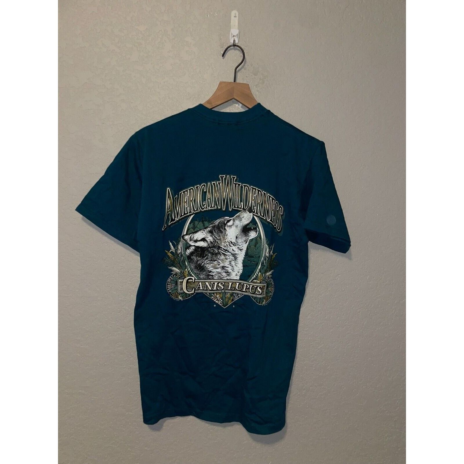 Jerzees Vintage Utah Wolf Shirt Dinosaur Monument Tee VTG 90s Medium Size US M / EU 48-50 / 2 - 5 Thumbnail
