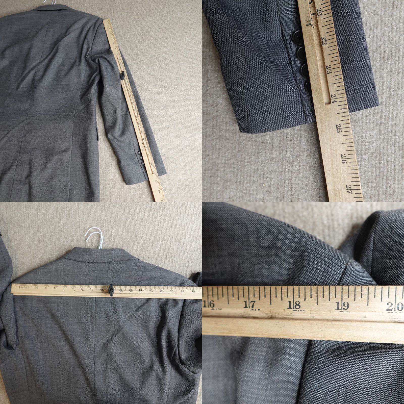 J.Crew J.Crew Ludlow Jacket 40R Gray Four Season Wool Classic Fit Size US XXS / EU 40 - 8 Thumbnail