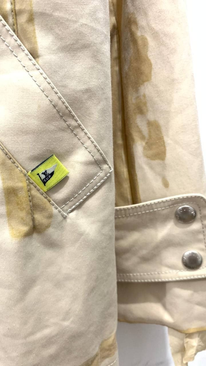 Louis Vuitton LOUIS VUITTON Paris Beige Cup Coat Distressed Size M / US 6-8 / IT 42-44 - 5 Thumbnail