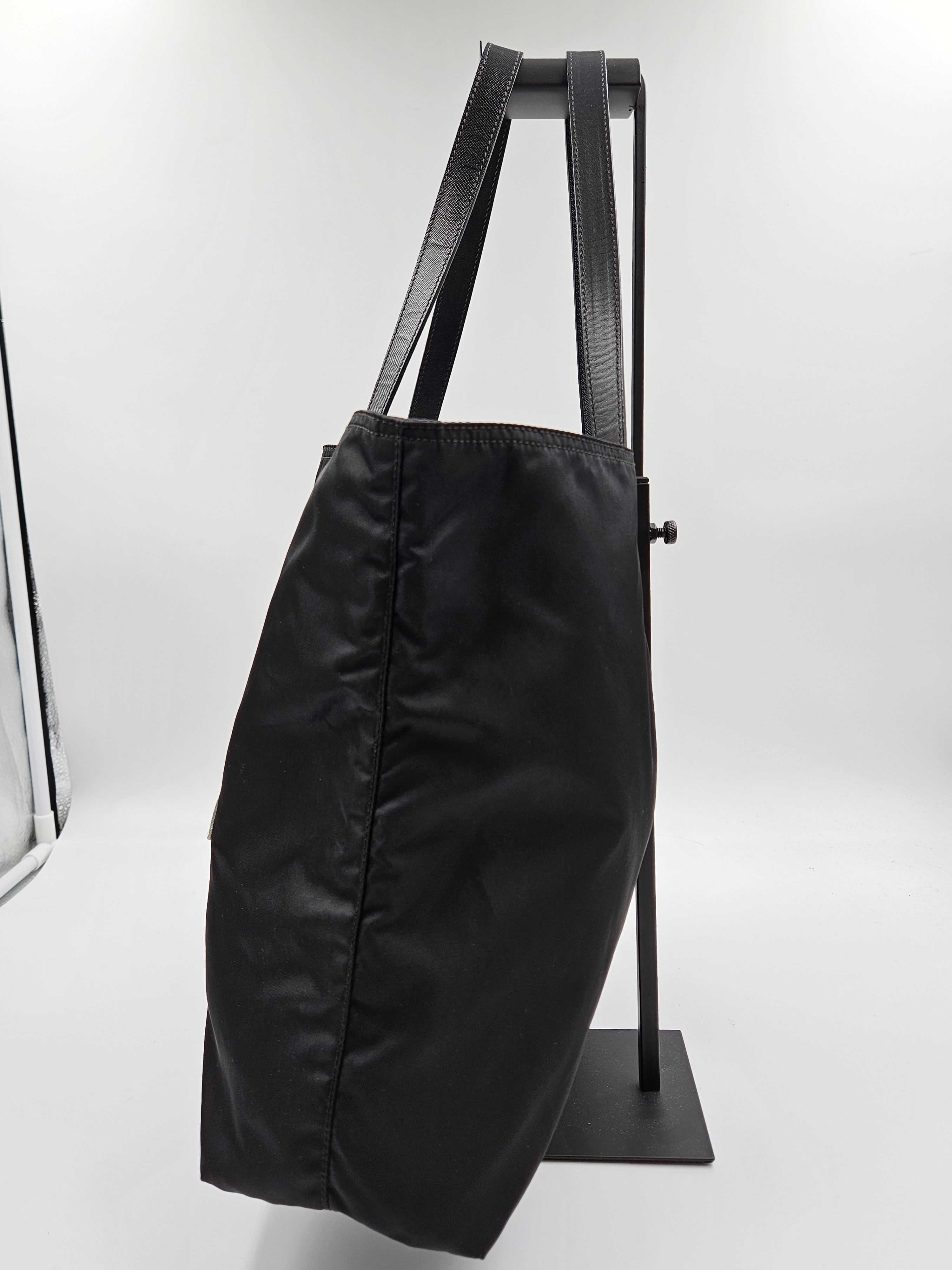 Prada Black Tessuto Nylon Panda Tote Size ONE SIZE - 6 Thumbnail