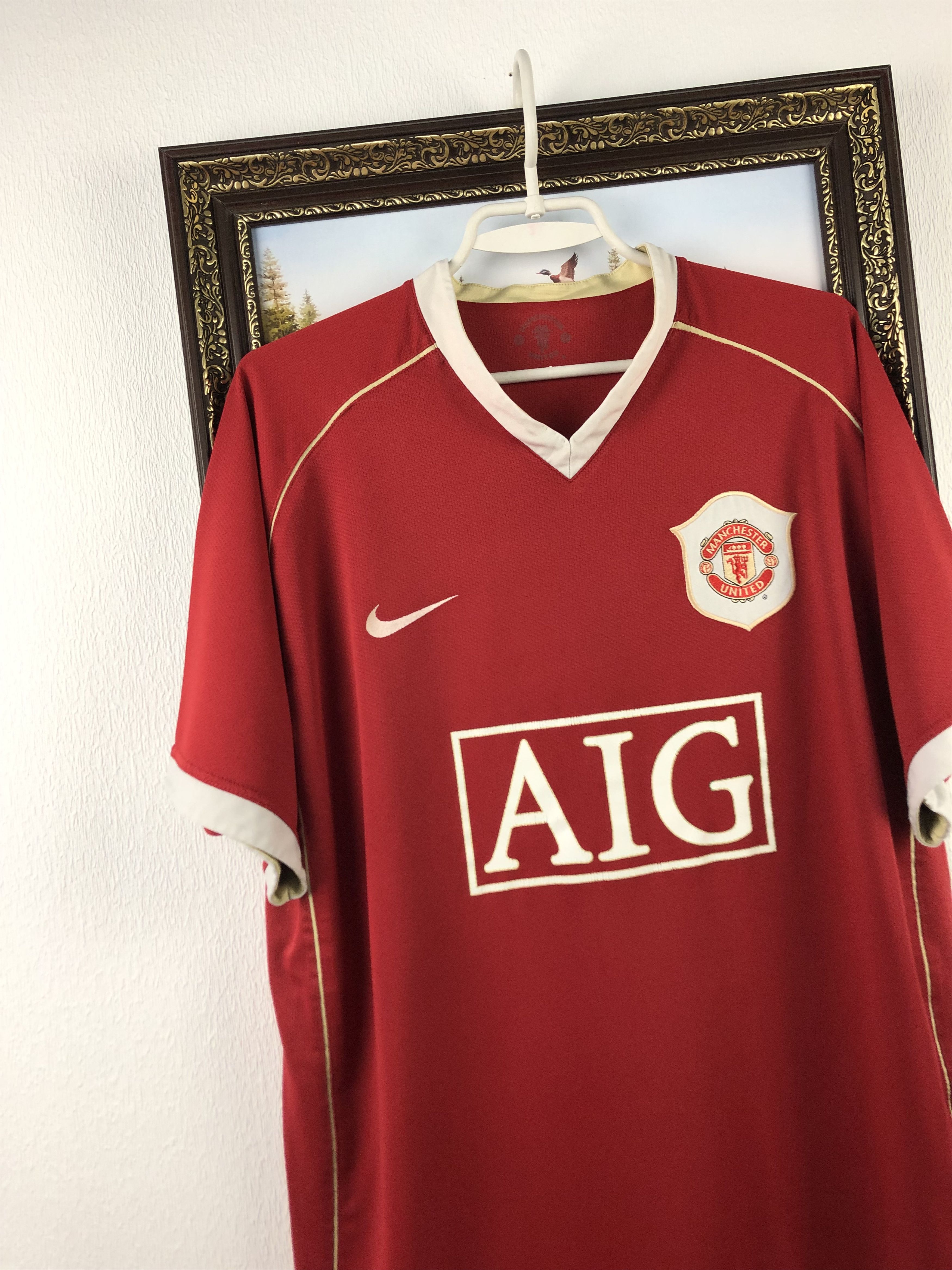 Nike Manchester United football shirt 2006 Soccer Nike Jersey Size US XL / EU 56 / 4 - 3 Thumbnail