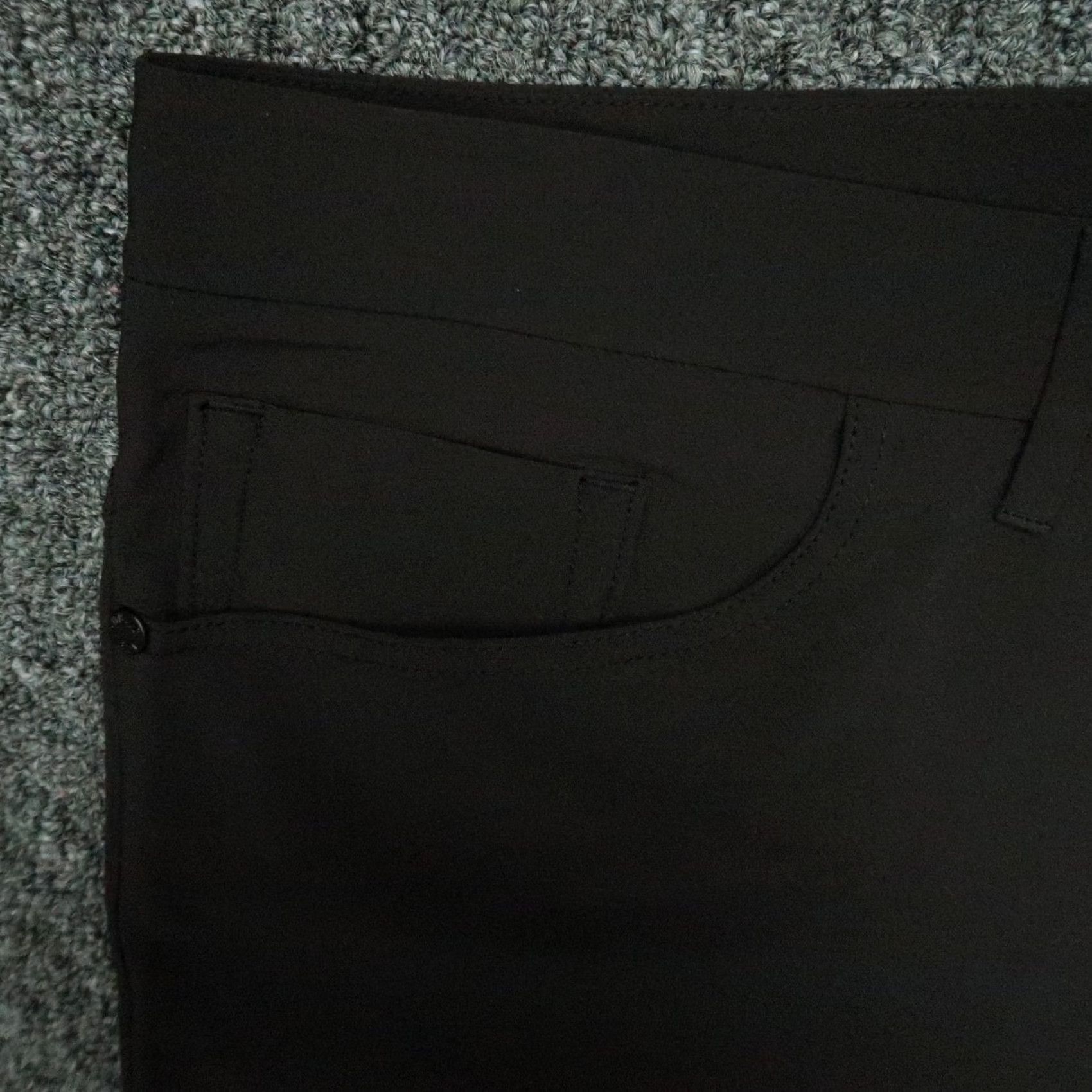 Vintage Public Rec Pants Mens 42x30 Black 5-Pocket Chino Flat Front Stretch Regular | Pants | Mens | Black | 42 | 30 Inseam Size US 42 / EU 58 - 3 Thumbnail