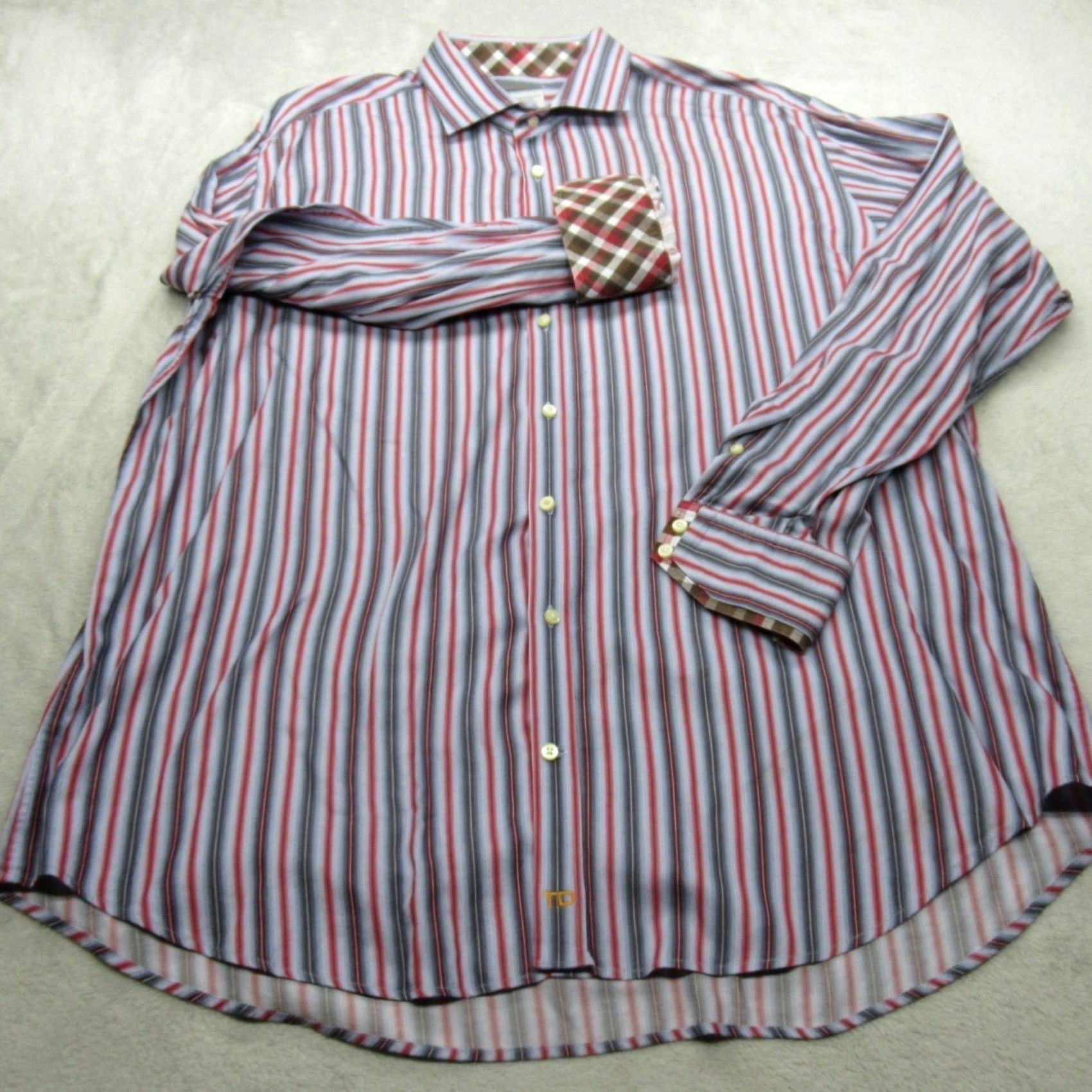 Vintage VINTAGE Thomas Dean & Co. Shirt? Size 48R - 3 Thumbnail