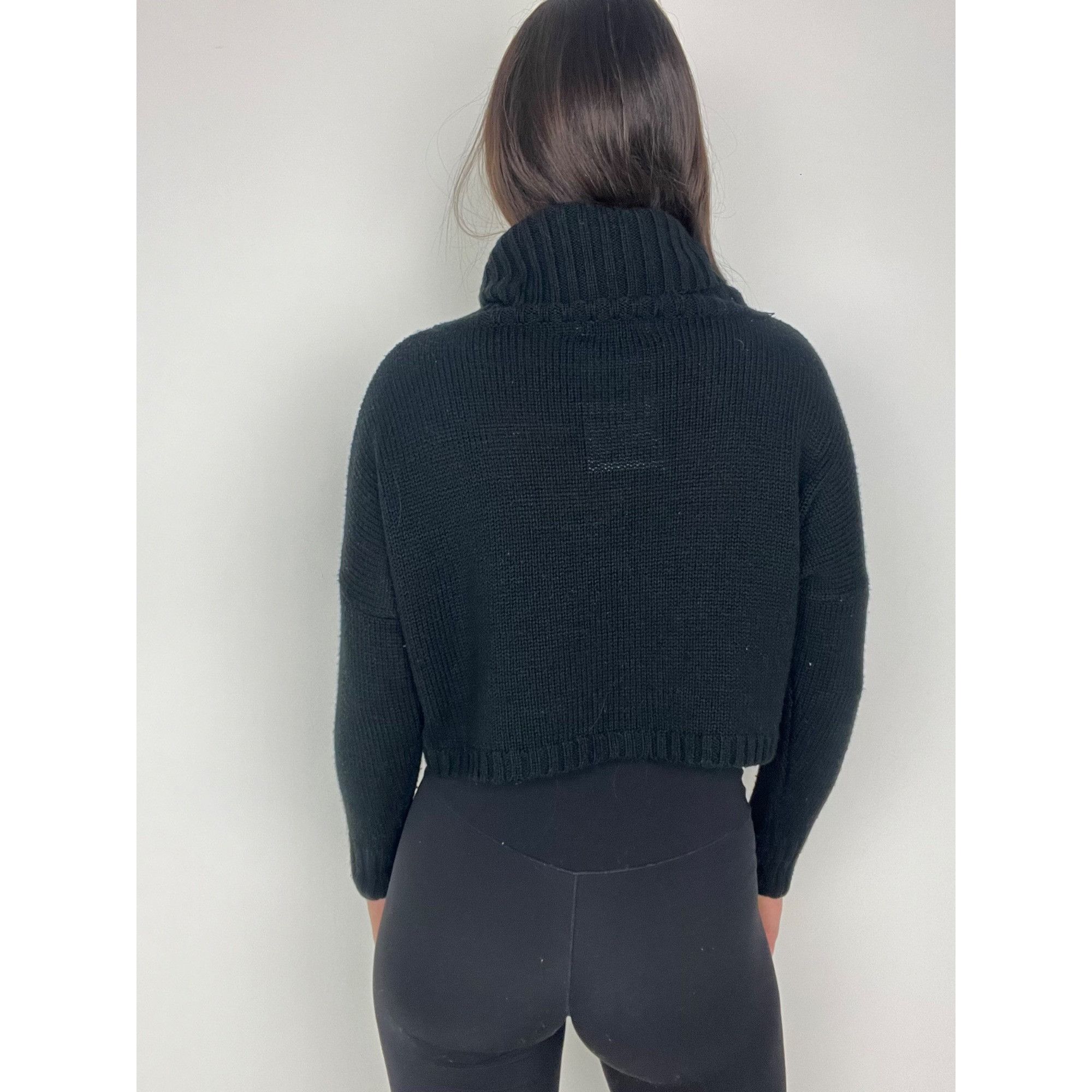 Other XS Black Cropped Turtleneck Size XS / US 0-2 / IT 36-38 - 5 Thumbnail