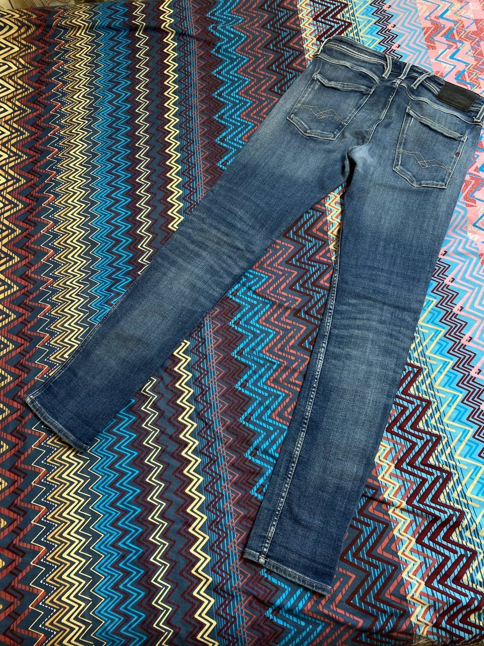 Replay × Vintage Y2K Baggy Wide Jeans Pants Bootcut Size US 33 - 16 Thumbnail