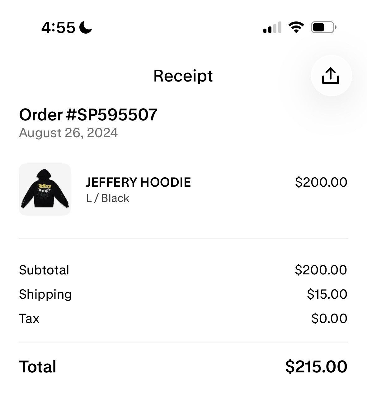 Sp5der Sp5der Jeffery Hoodie Size US L / EU 52-54 / 3 - 10 Thumbnail