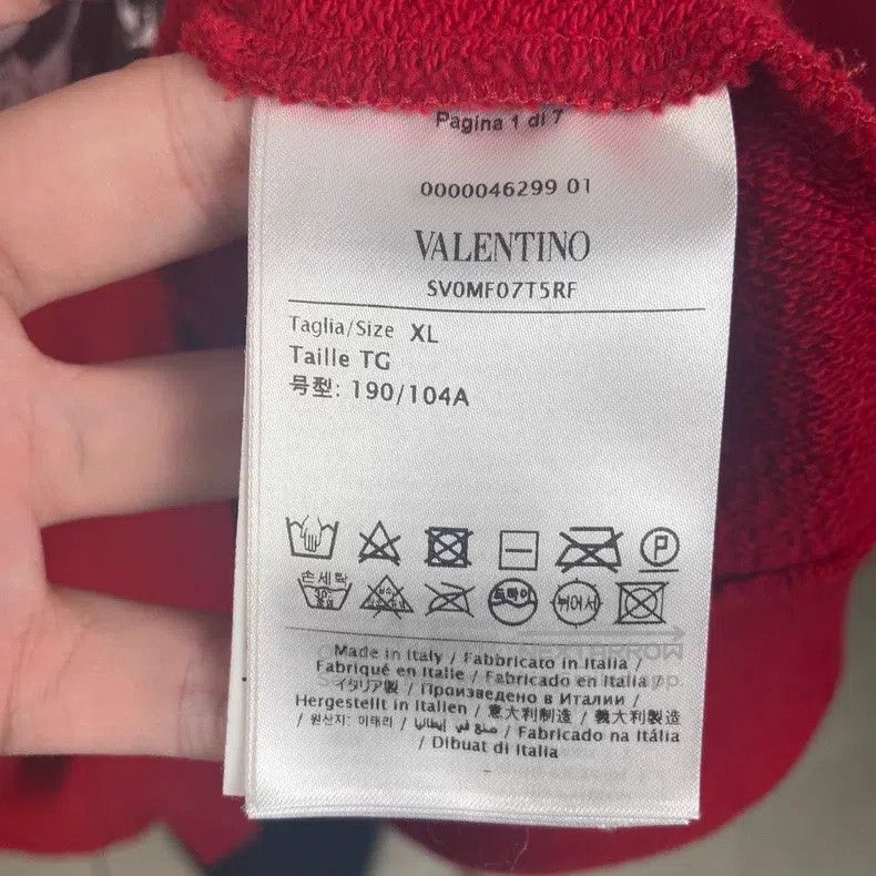 Valentino Valentino Skull letter red hoodie Size XL / US 12-14 / IT 48-50 - 5 Thumbnail
