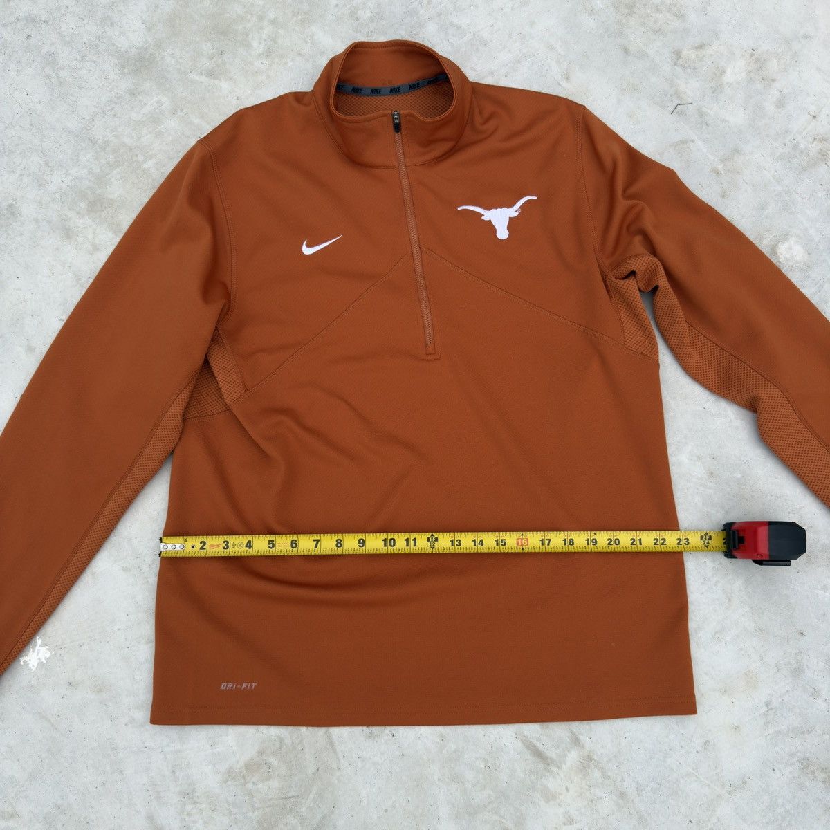 Nike Nike Dri-Fit Texas Longhorns 1/4 Zip Sweatshirt Size US XL / EU 56 / 4 - 4 Thumbnail
