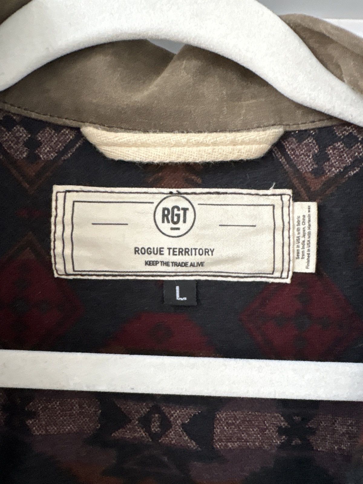 Rogue Territory Brown Lined Supply Jacket Size US L / EU 52-54 / 3 - 4 Thumbnail