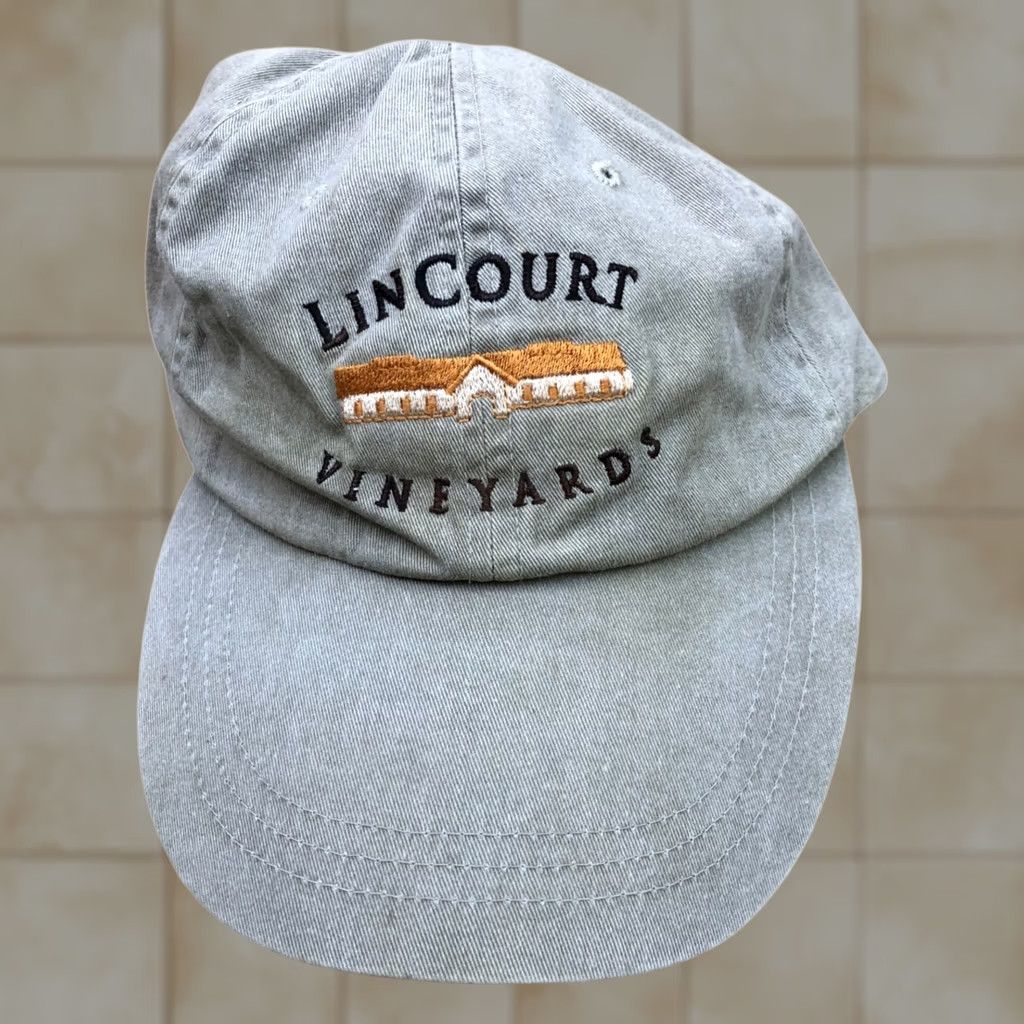 Vintage VINTAGE Adams Lincourt Vineyard Baseball Hat Men's Green Adjustable Cap Size ONE SIZE - 1 Thumbnail