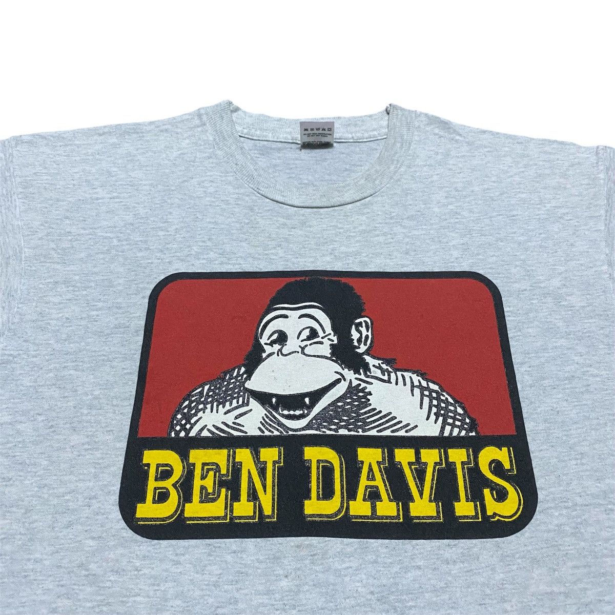 Ben Davis × Fruit Of The Loom × Vintage Rare‼️🔥Vintage Ben Davis Big Logo Single Stitch T -Shirt Size US M / EU 48-50 / 2 - 3 Thumbnail