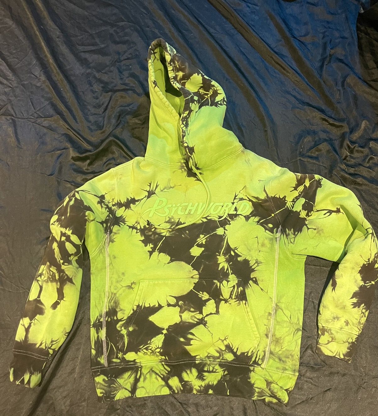 AWGE PSYCHWORLD GREEN TIE DYE HOODIE Size US M / EU 48-50 / 2 - 4 Thumbnail
