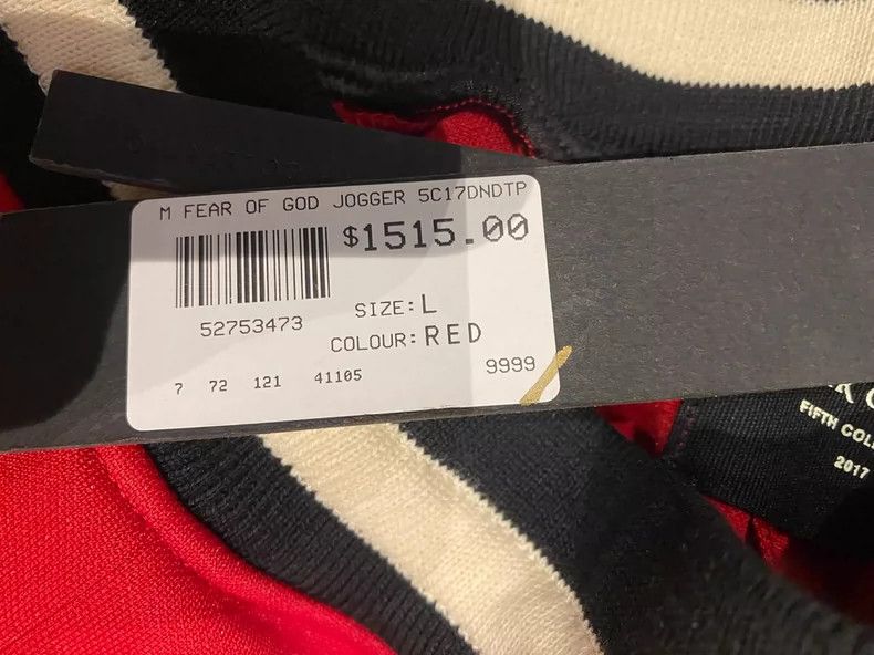 Fear of God Fear of God Red and black slacks Size US 34 / EU 50 - 5 Thumbnail