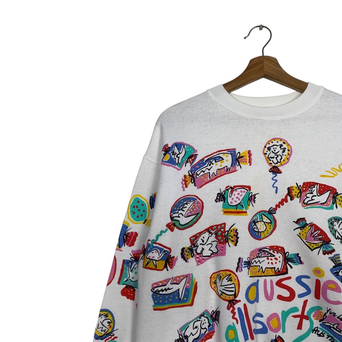 Other Vintage Viva La Wombat Australia Full Print Sweatshirt Size US S / EU 44-46 / 1 - 6 Thumbnail