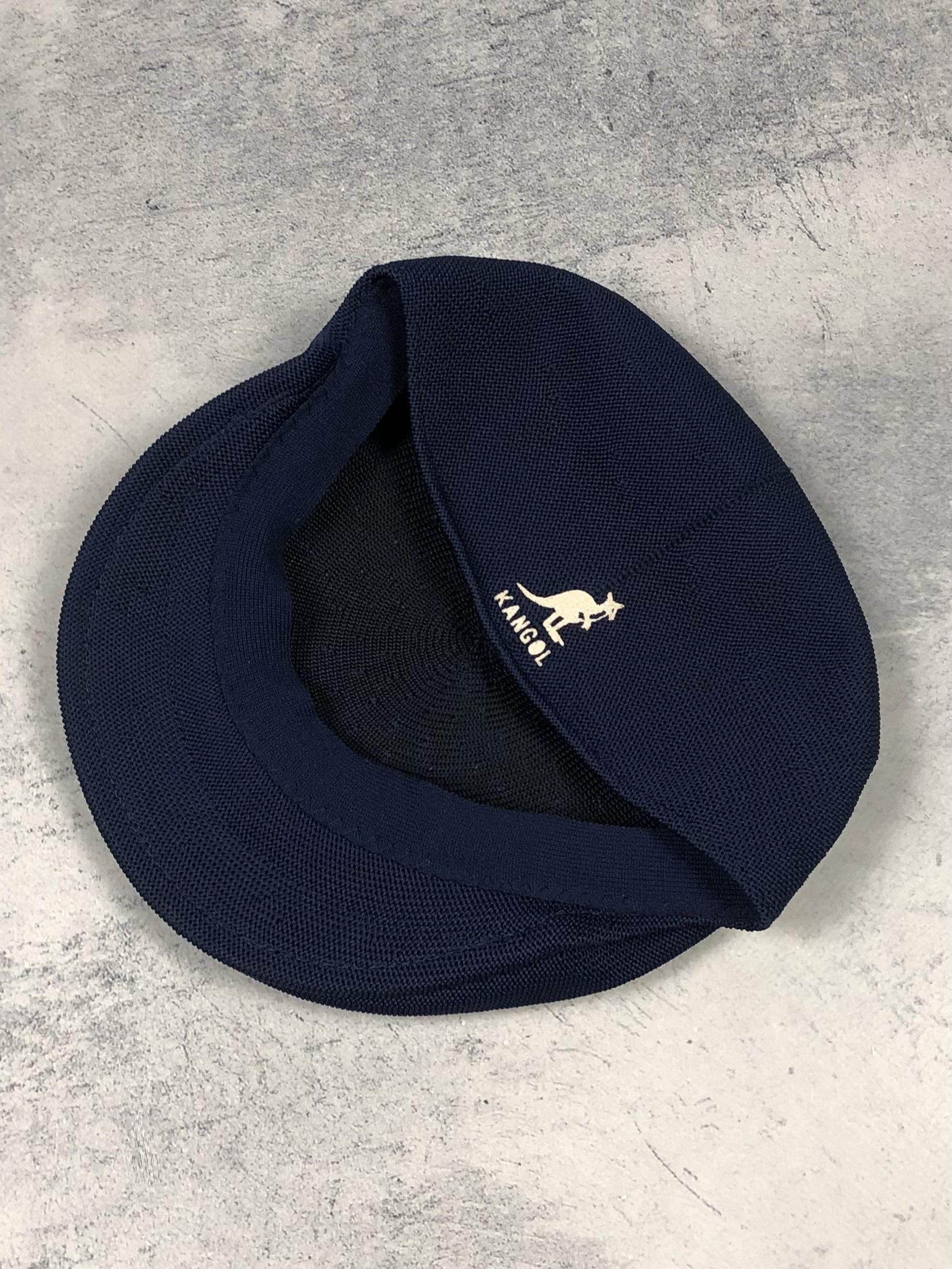 Kangol Vintage 90s Kangol Tropic Ventair Navy Newsboy Flat Cap Size ONE SIZE - 1 Thumbnail
