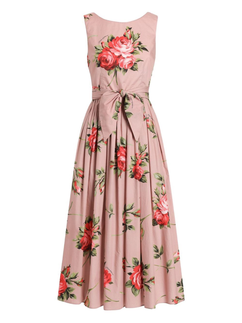 Dolce & Gabbana ROSES BOUQUET PRINT LONG DRESS Size S / US 4 / IT 40 - 1 Thumbnail
