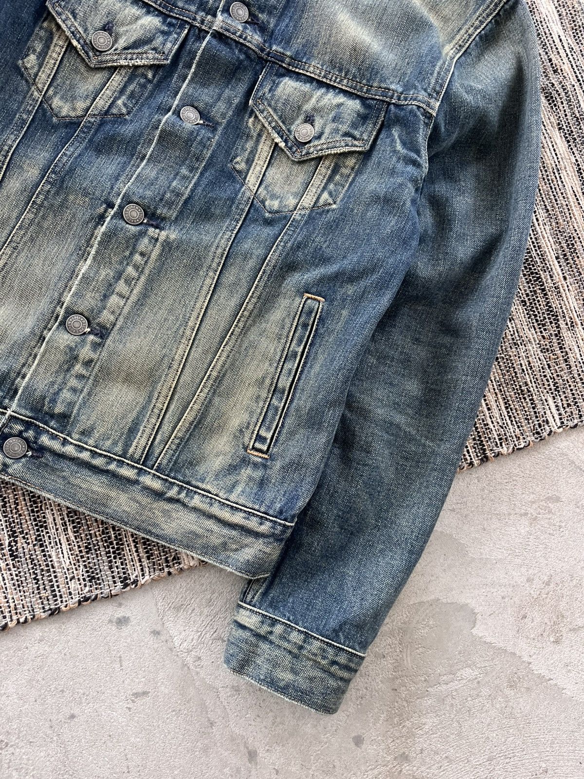 Polo Ralph Lauren Vintage Polo Ralph Lauren Avantgarde Faded Y2K Denim Jacket Size US S / EU 44-46 / 1 - 7 Thumbnail
