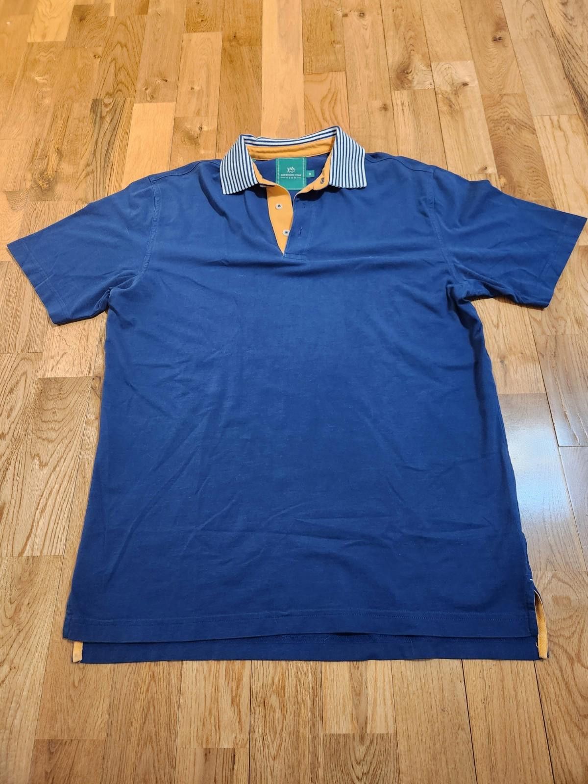 Southern Tide Southern Tide Club Mens Golf Short Sleeve Fish Polo Shirt M Size US S / EU 44-46 / 1 - 1 Thumbnail