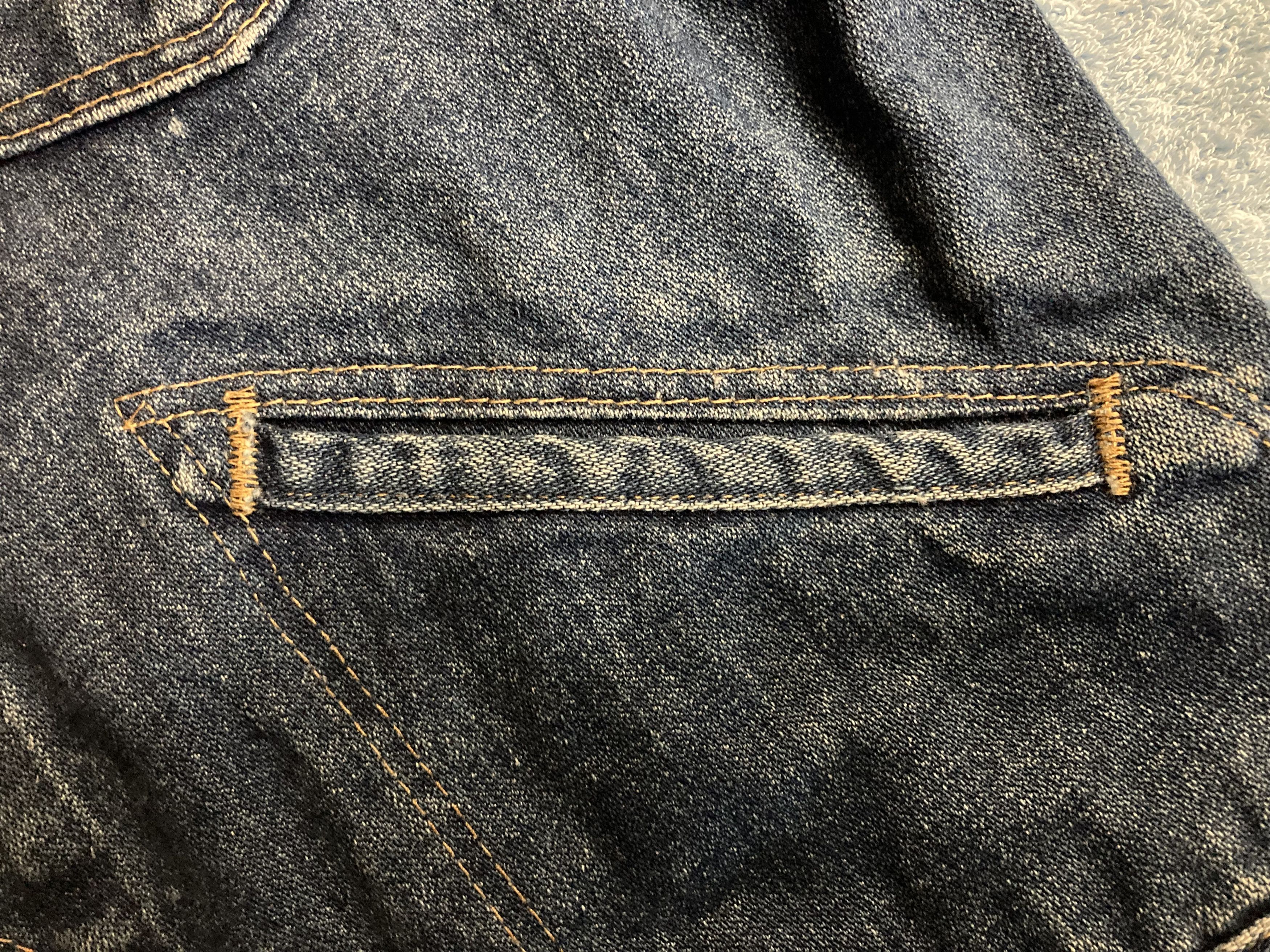 Vintage × Wrangler Wrangler Indigo denim jacket Classic 80-90s denim jacket Size US S / EU 44-46 / 1 - 5 Thumbnail