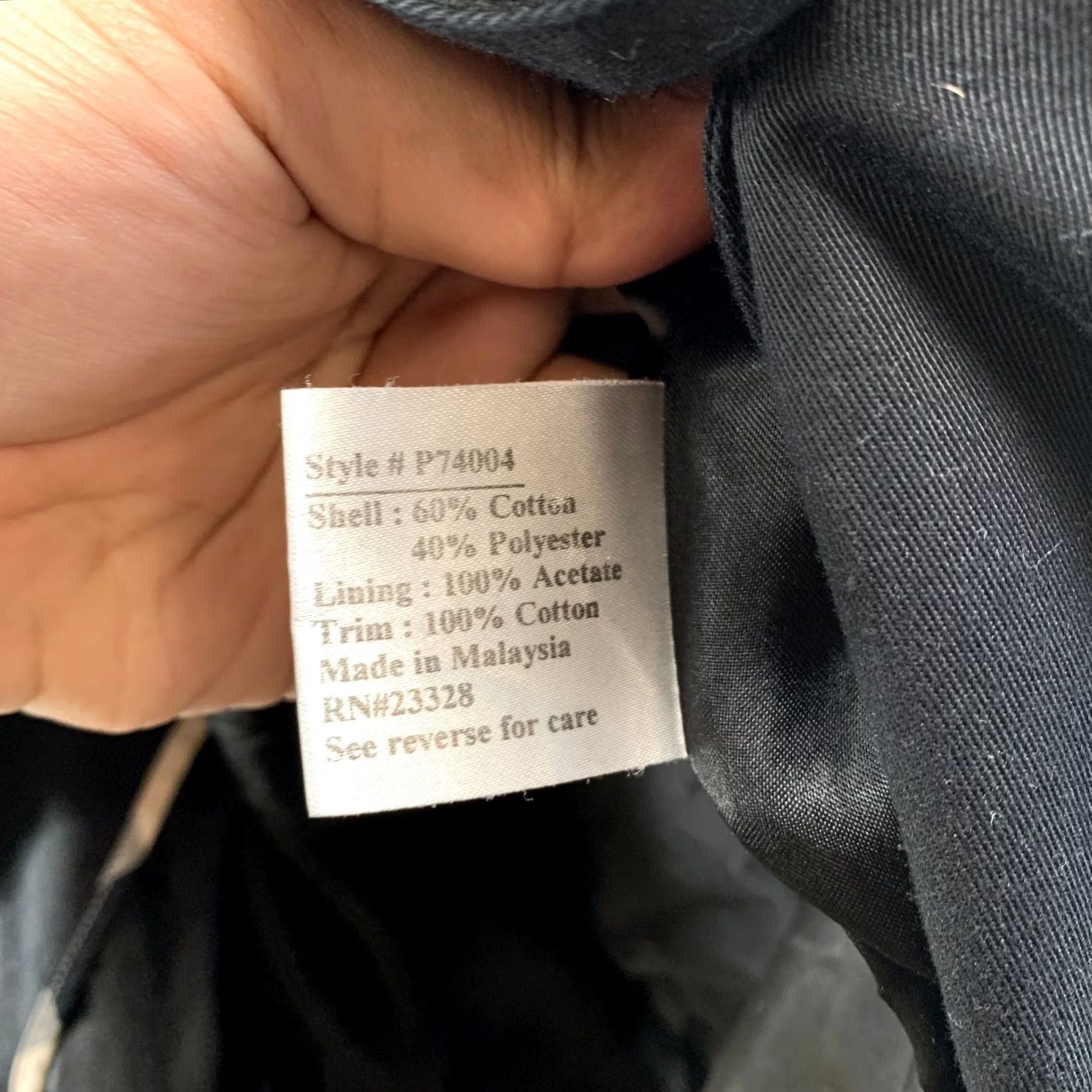 Pendleton Pendleton Trench Coat Womens Medium Black Nova Plaid Liner Hooded Canvas Size M / US 6-8 / IT 42-44 - 4 Thumbnail