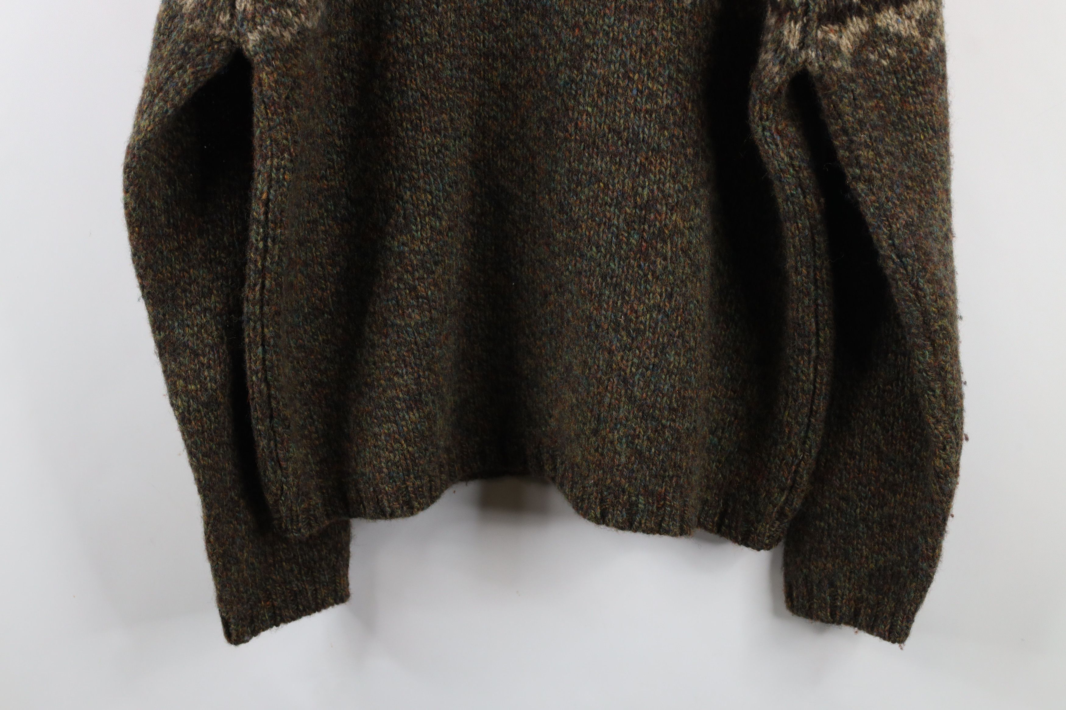 American Eagle Outfitters × Vintage Vintage 90s American Eagle Outfitters Fair Isle Wool Sweater Size US L / EU 52-54 / 3 - 7 Thumbnail