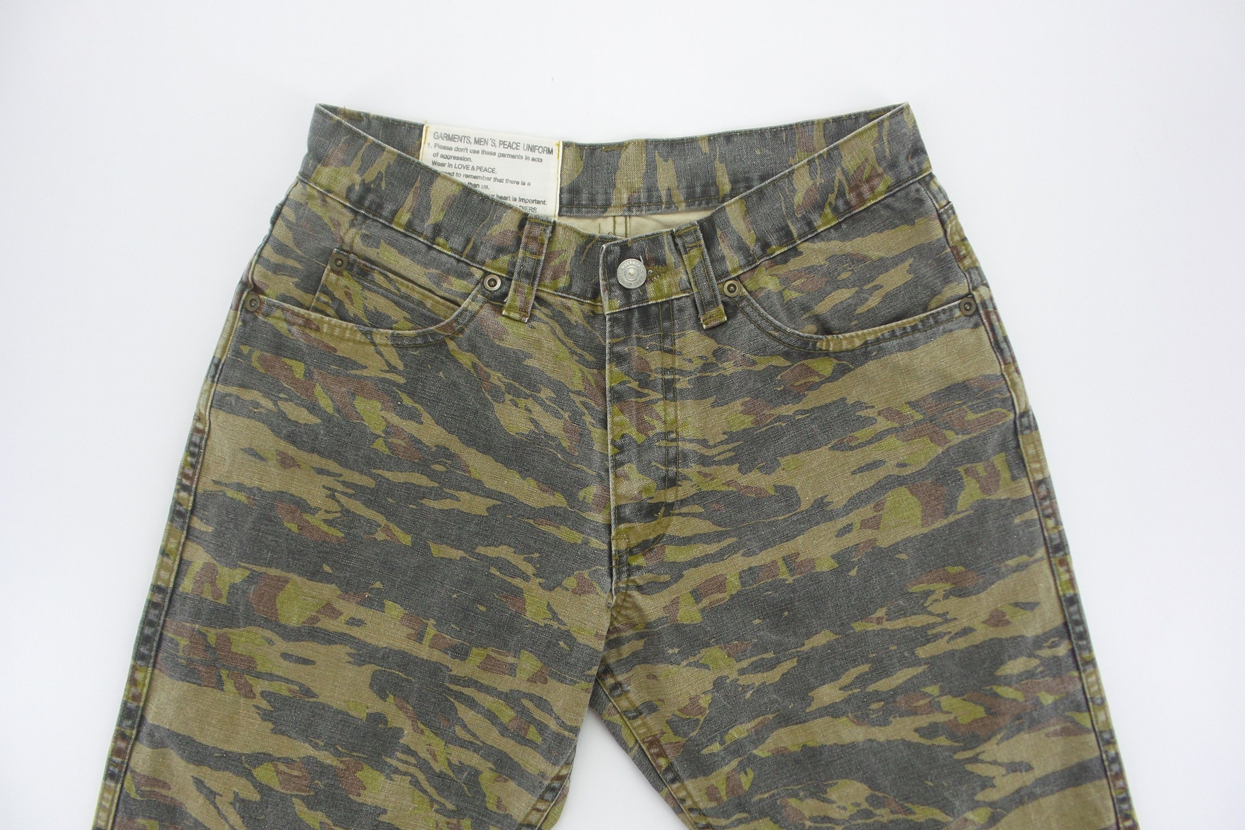 Japanese Brand × Johnbull J8 John Bull 21-0031 Tiger Stripes Jeans W27xL38 Size US 27 - 2 Thumbnail