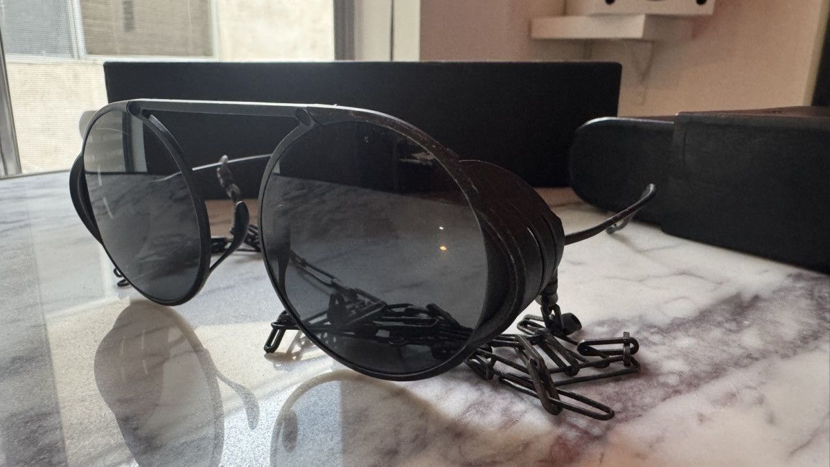 Boris Bidjan Saberi BBS x Rigards Black Aviator Sunglasses RG1011BBS Size ONE SIZE - 2 Thumbnail