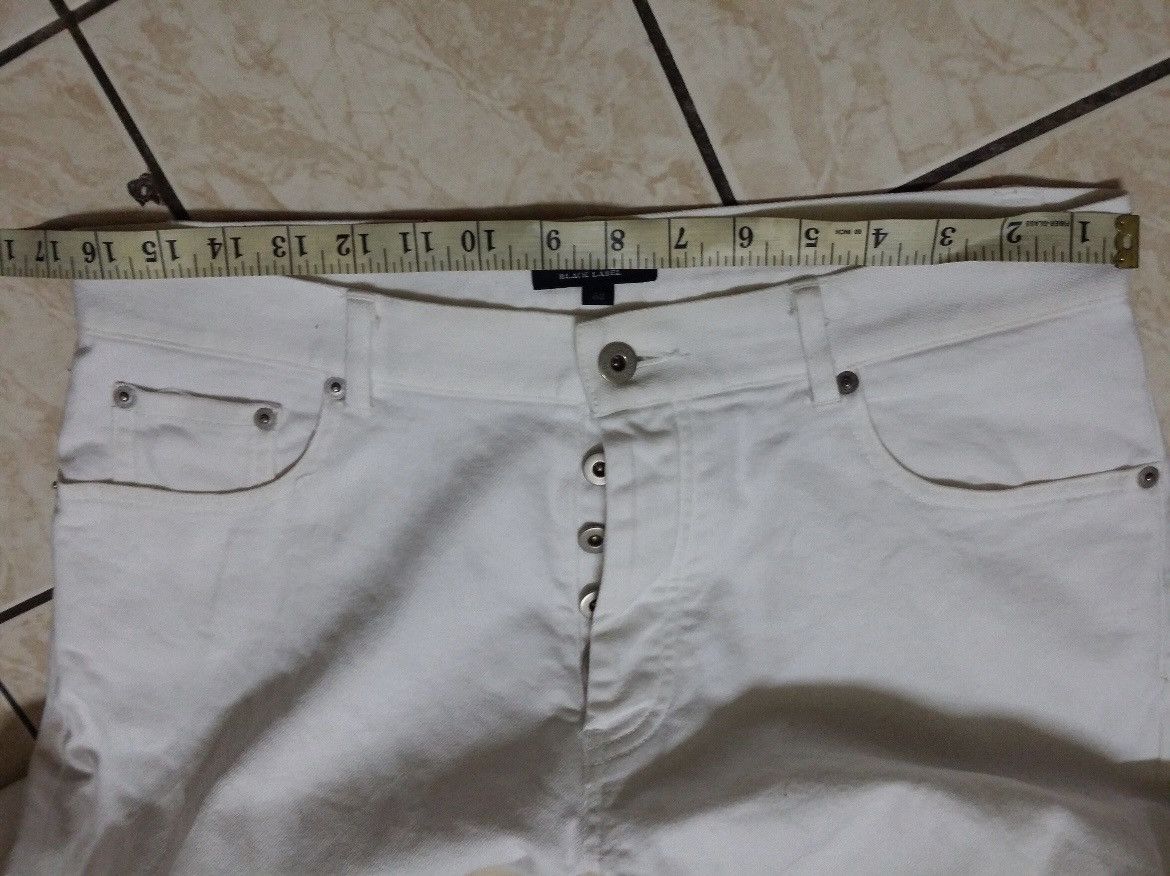 Burberry ICONIC🔥BURBERRY BLACK LABEL WHITE JEANS Size US 33 - 6 Thumbnail
