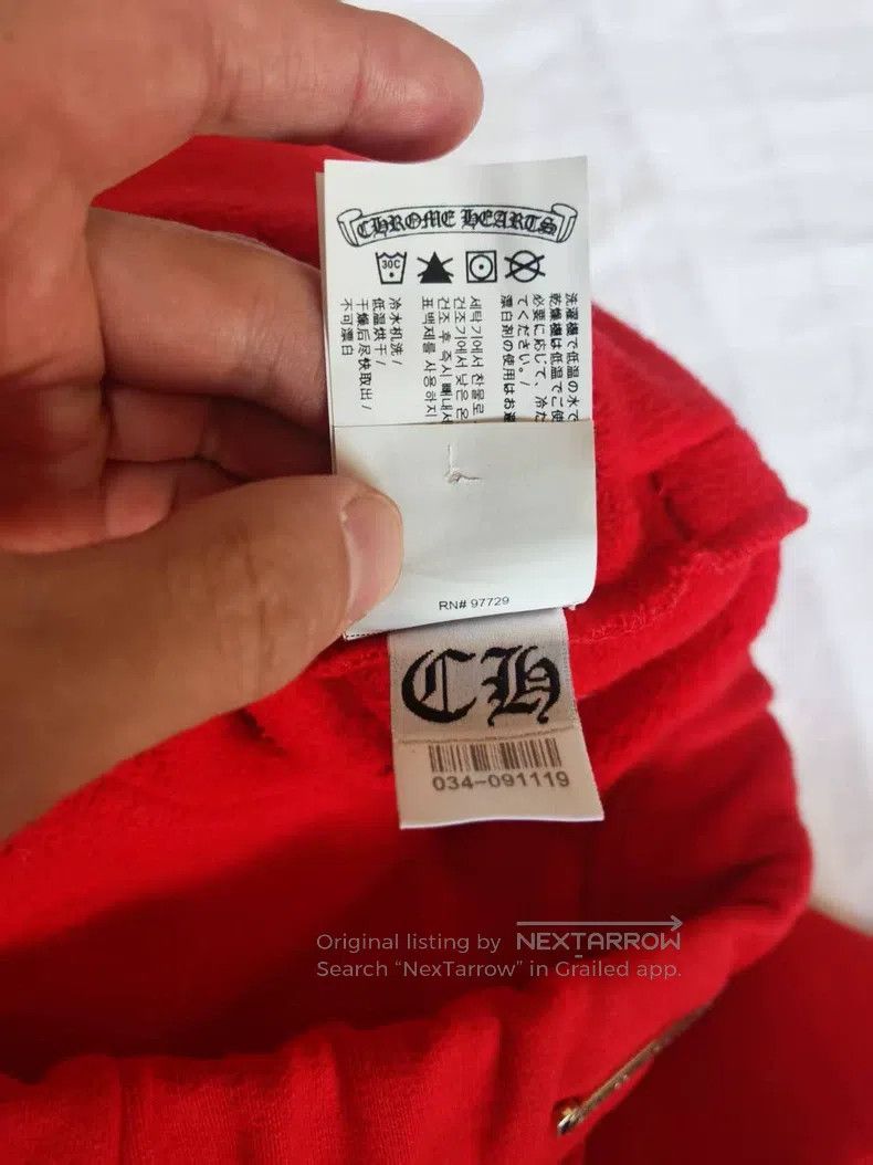 Chrome Hearts CHROME HEARTS Size M Red cross embroidered shorts Size US 31 - 5 Thumbnail