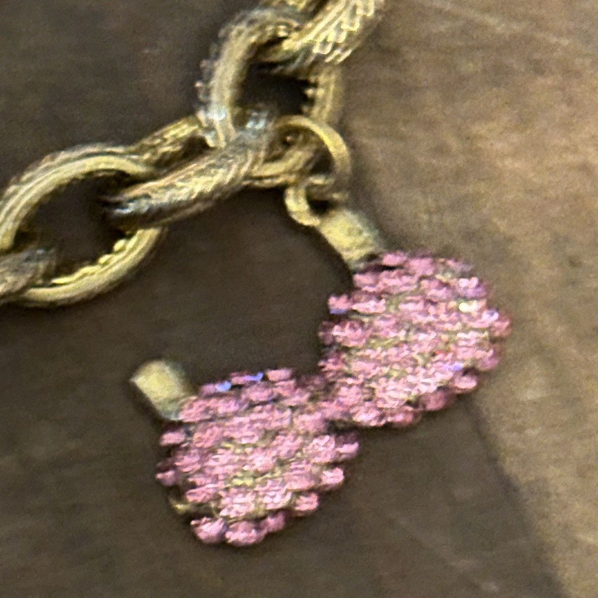 Other Gold and pink charm bracelet Size ONE SIZE - 7 Thumbnail