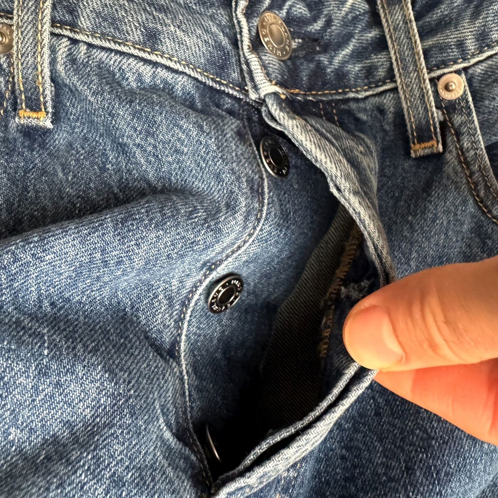 Everlane Everlane The Curvy 90s Cheeky Straight Jean Jeans 30 Blue Denim NWT 100% Cotton High Rise Adult Womens Regular 5-Pocket City Streetwear Vintage No Size 30" / US 8 / IT 44 - 6 Thumbnail