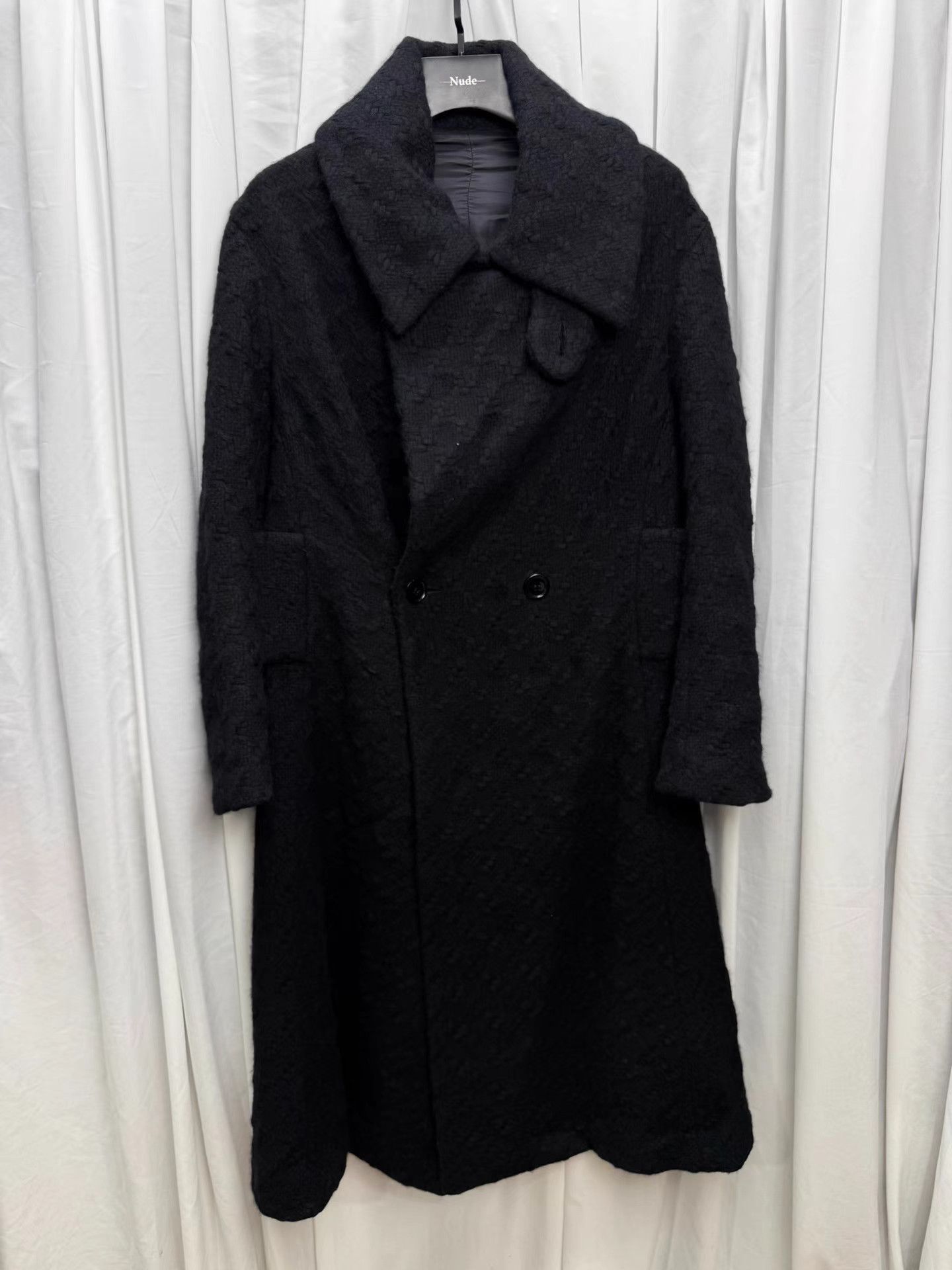 Yohji Yamamoto Yohji Yamamoto Main Line Chunky Knit Wool Coat K20 Size US M / EU 48-50 / 2 - 9 Thumbnail