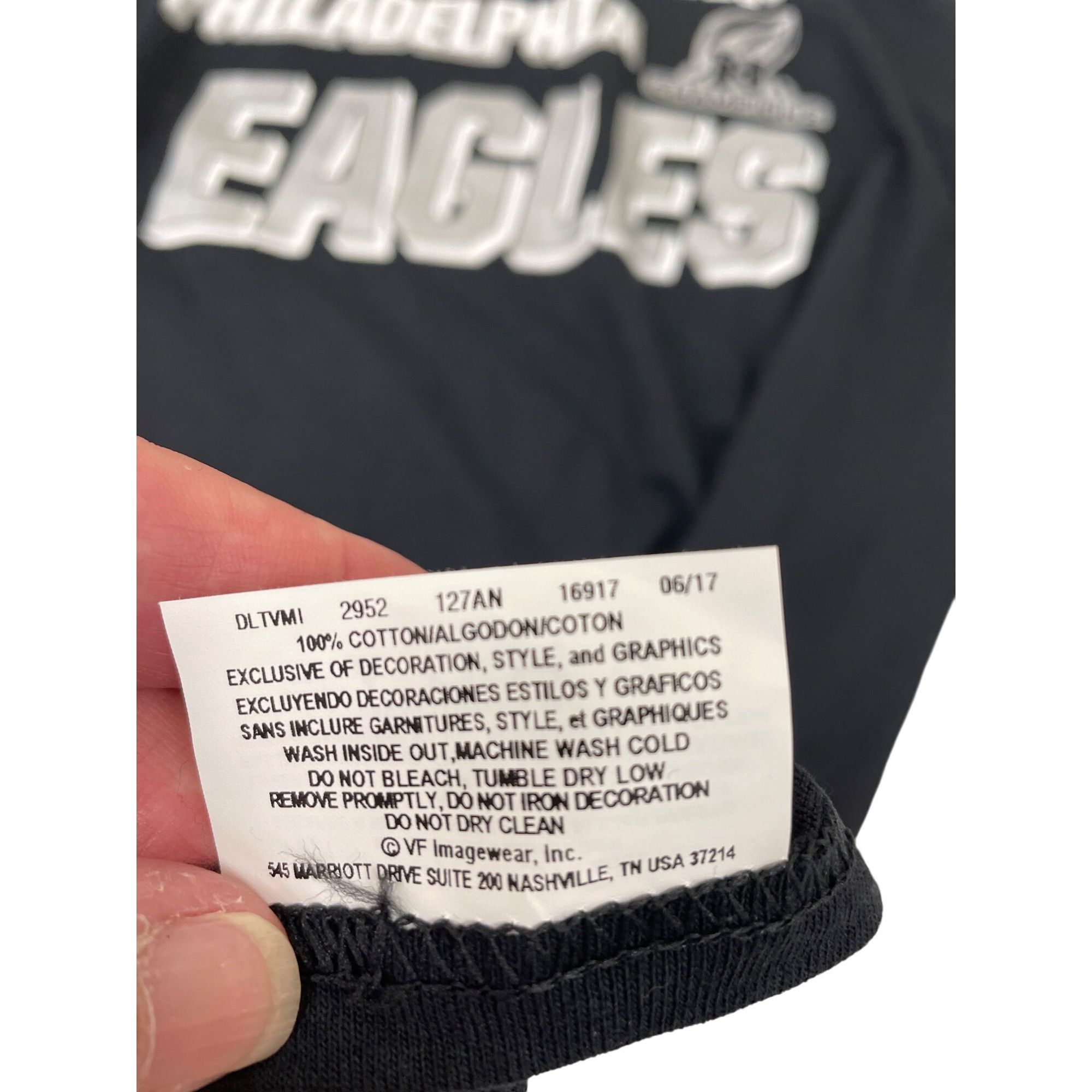 NFL Philadelphia Eagles NFL Conference Champions T-Shirt Black s Size US L / EU 52-54 / 3 - 7 Thumbnail